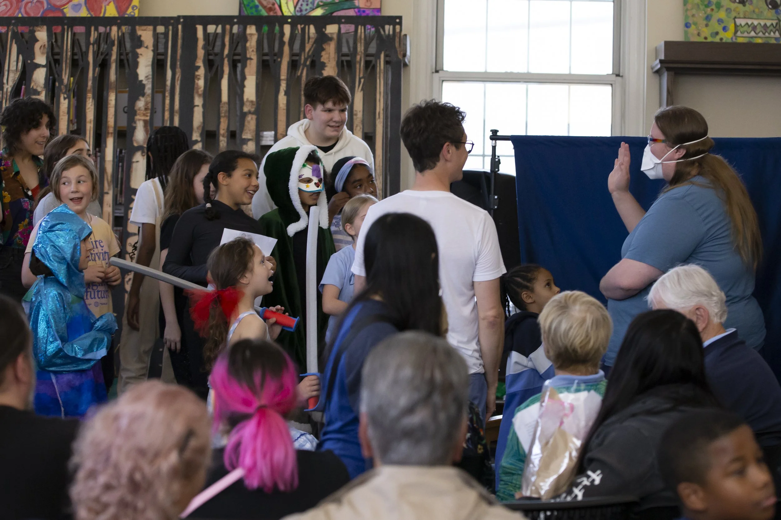 Studio Playground performing arts in libraries program in Providence
