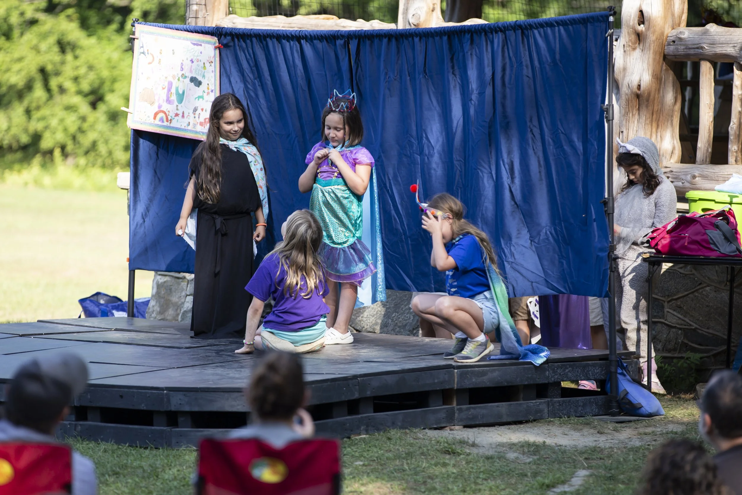 Studio Playground summer theater camp for kids in Lincoln Woods State Park Rhode Island