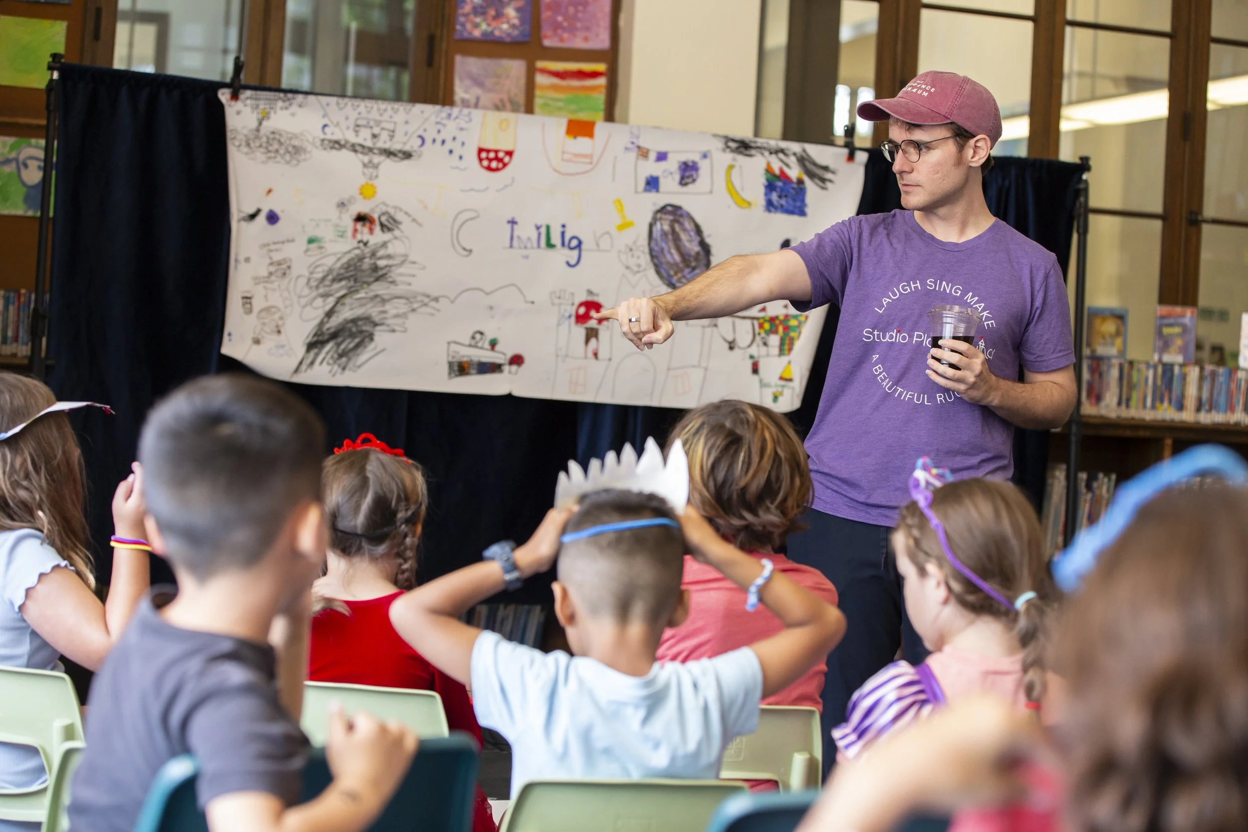 Studio Playground Performing Arts in Libraries Program Acting Classes for Kids in Providence
