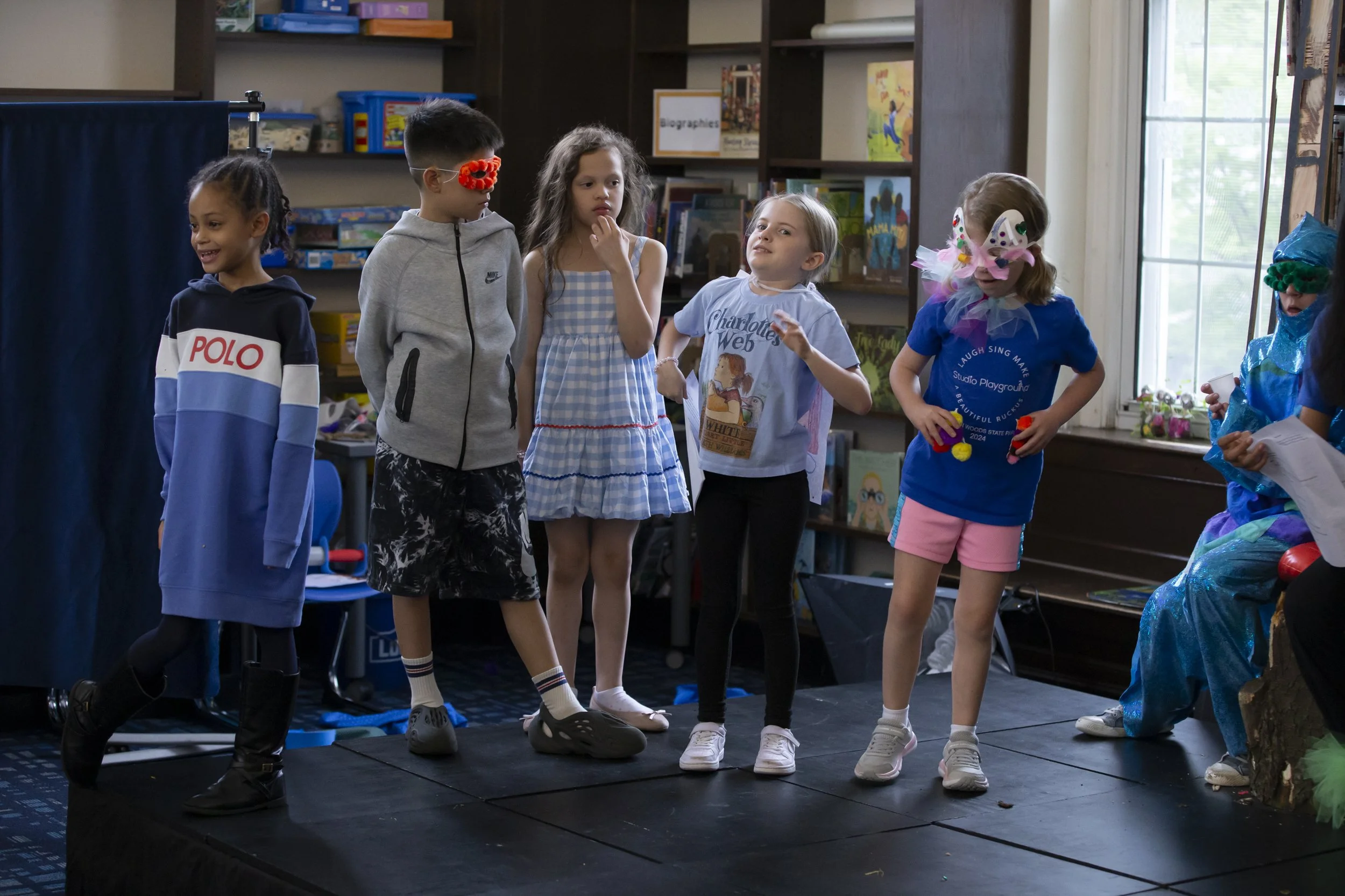 Studio Playground performing arts in libraries theater program for kids in Providence Rhode Island