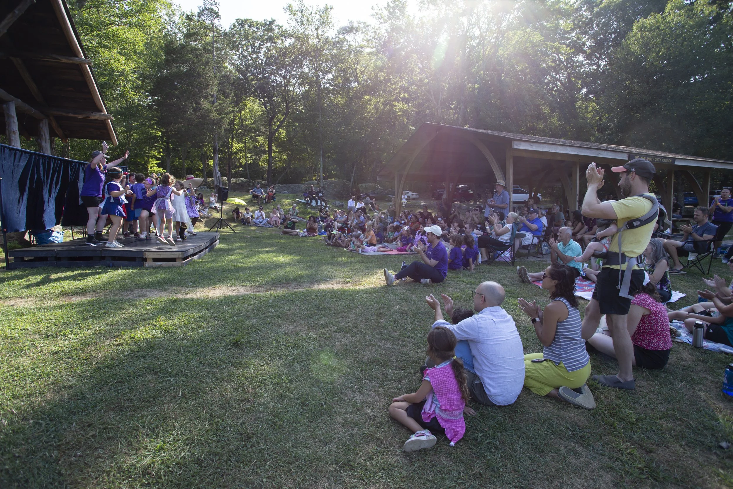 Studio Playground summer theater camp for kids in Lincoln Woods State Park Rhode Island