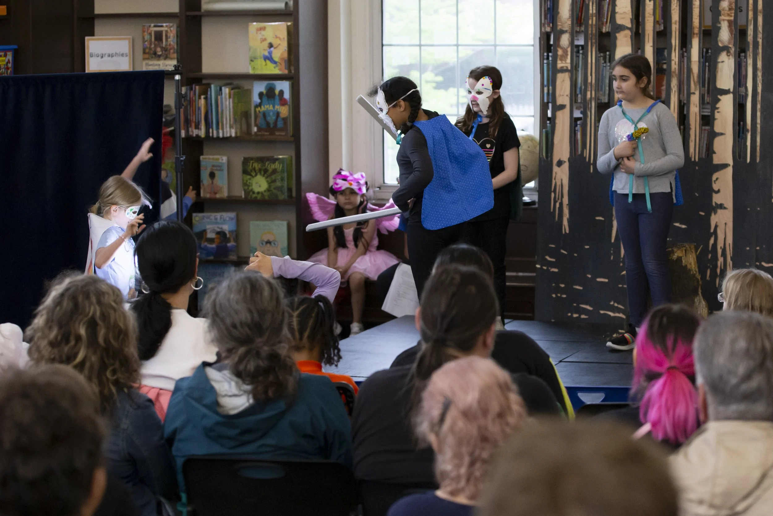 Studio Playground presents the performing arts in libraries program with community libraries of providence in rhode island