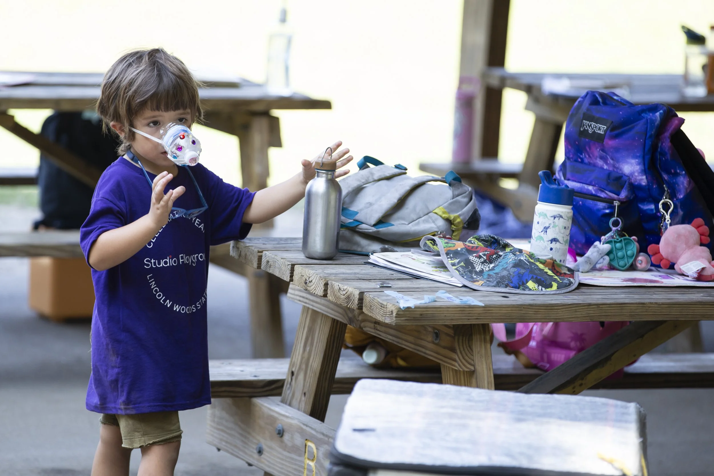 Studio Playground summer theater camp for kids in Lincoln Woods State Park Rhode Island