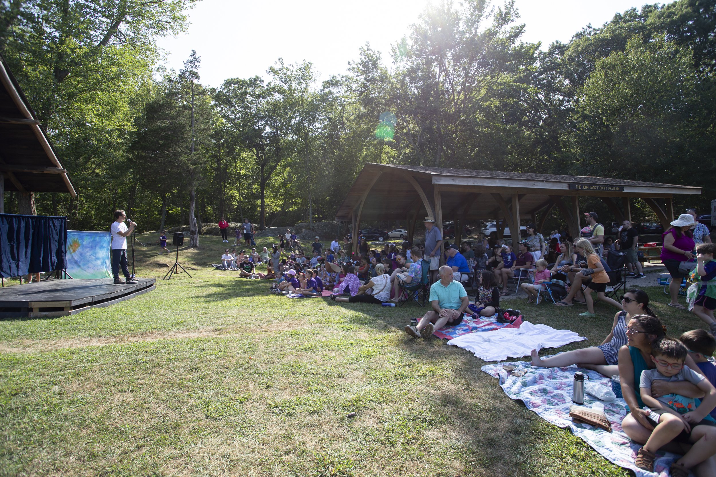 Studio Playground summer theater camp for kids in Lincoln Woods State Park Rhode Island