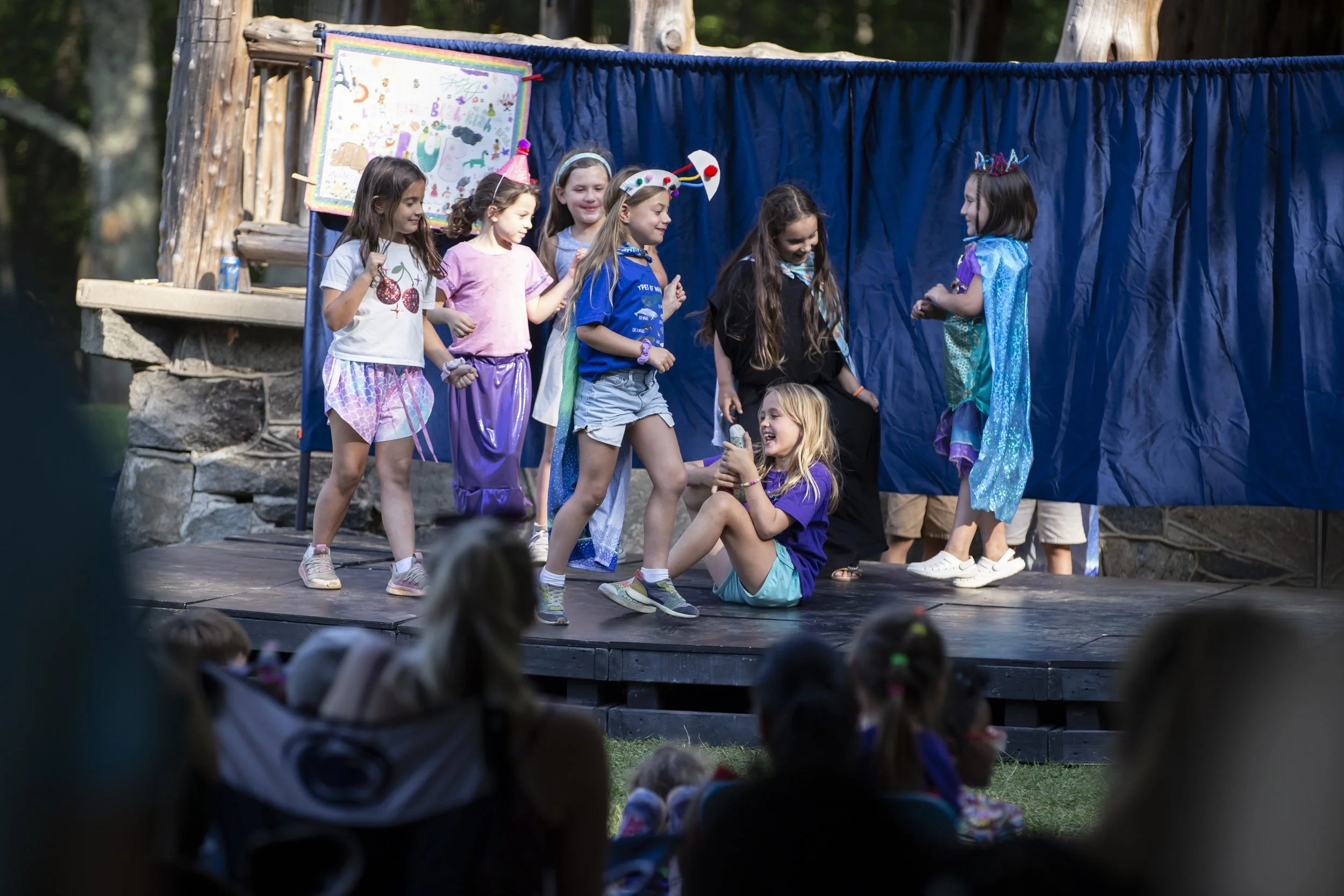 Studio Playground summer theater camp for kids in Lincoln Woods State Park Rhode Island
