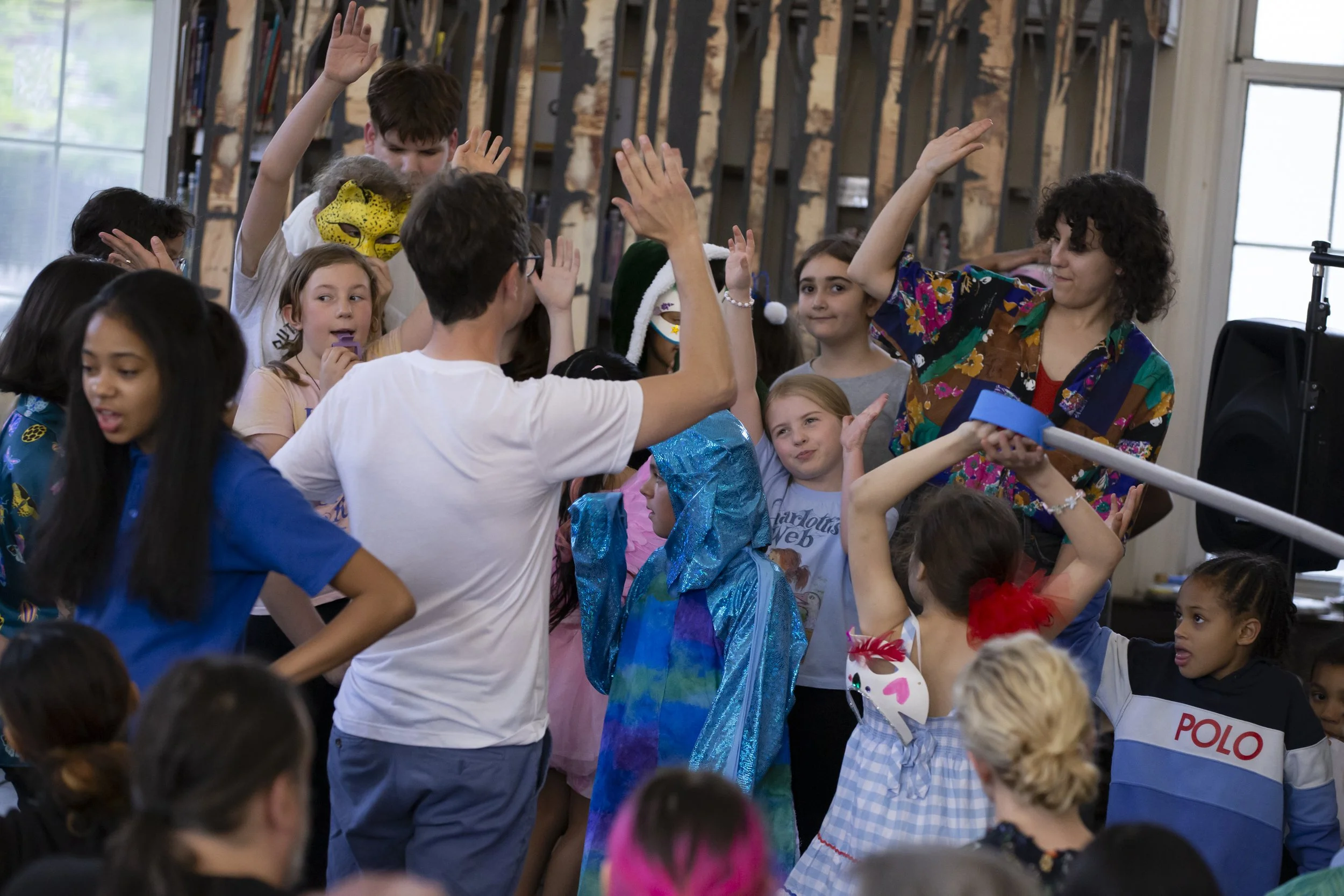 Studio Playground performing arts in libraries program in Providence
