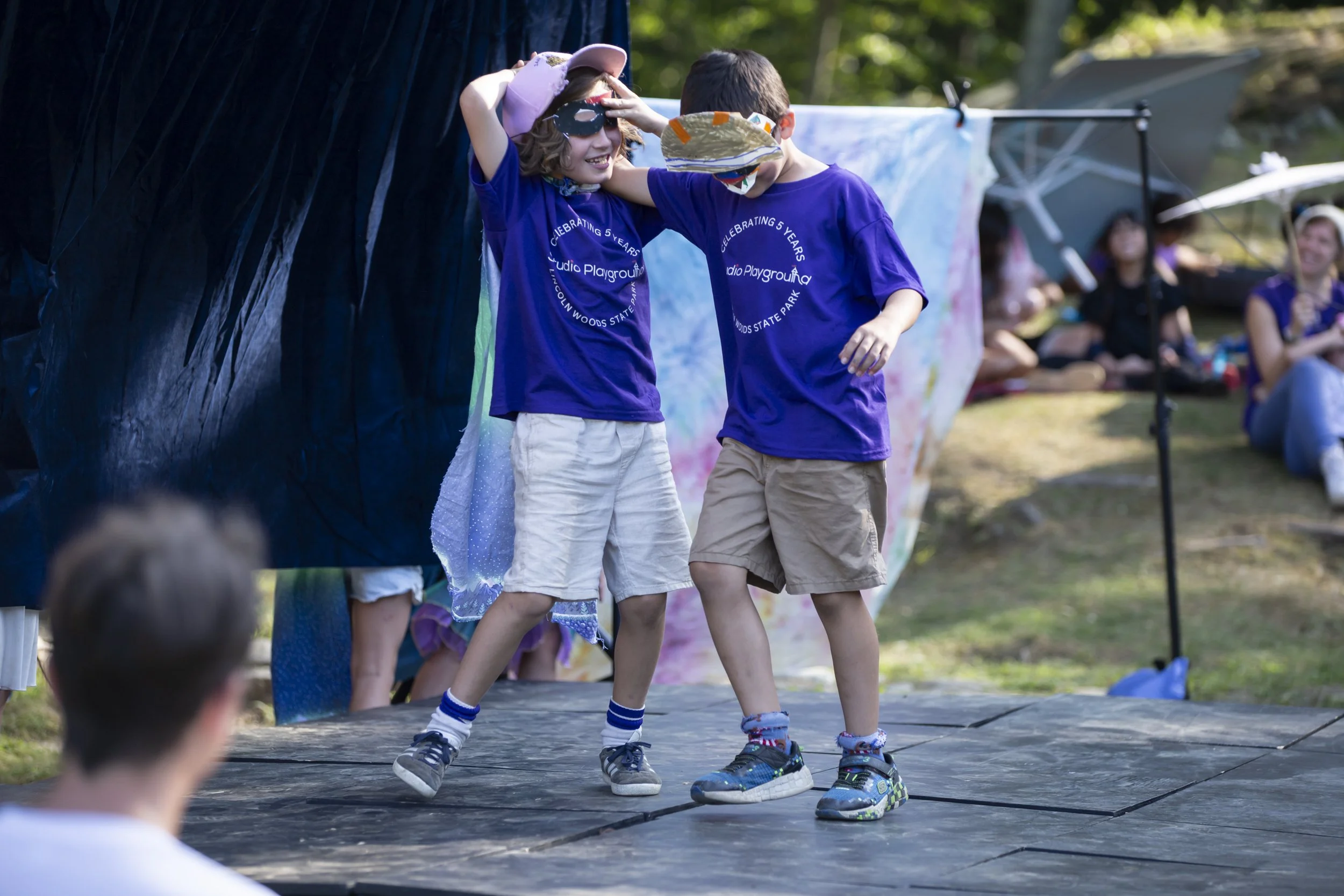 Studio Playground summer theater camp for kids in Lincoln Woods State Park Rhode Island