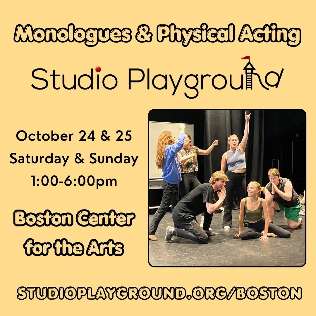 Studio Playground teaches classes for kids and adults based in theater physical acting movement theatrical clowning theater education scene study and monologue performance in Boston Massachusetts and Providence Rhode Island