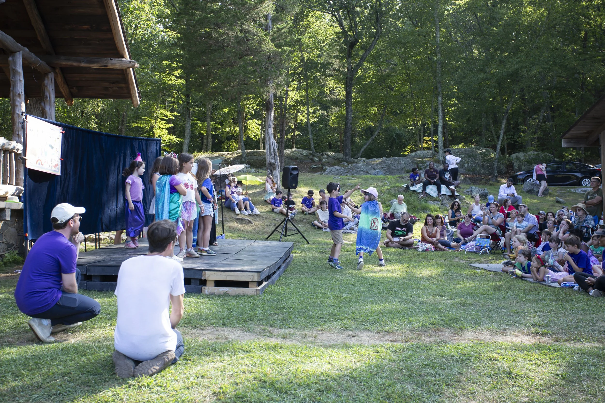 Studio Playground summer theater camp for kids in Lincoln Woods State Park Rhode Island
