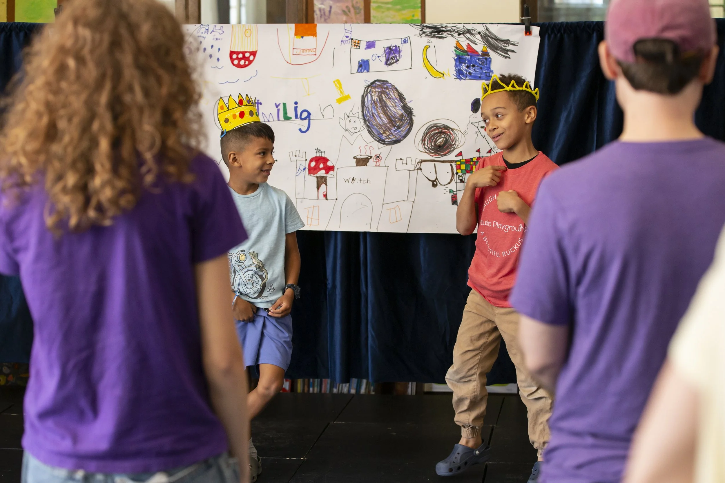 Studio Playground Performing Arts in Libraries Program Acting Classes for Kids in Providence