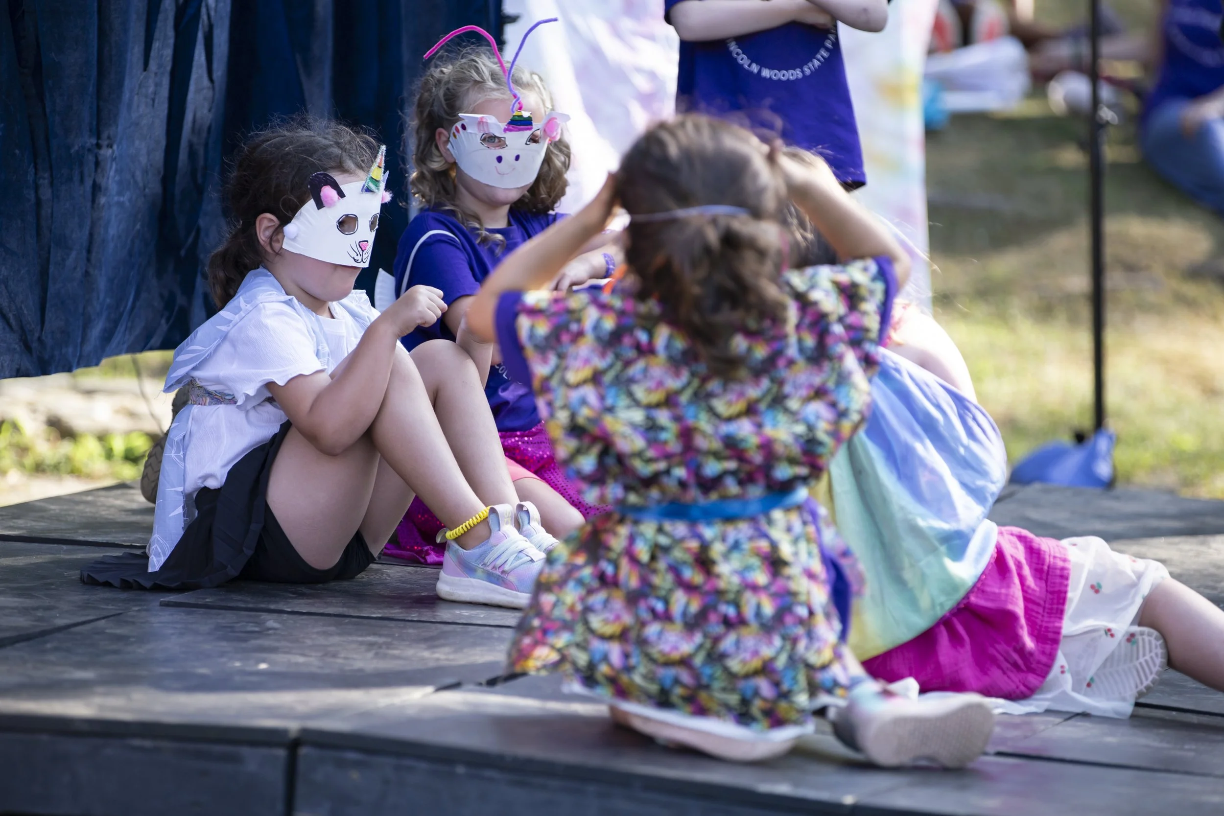 Studio Playground summer theater camp for kids in Lincoln Woods State Park Rhode Island