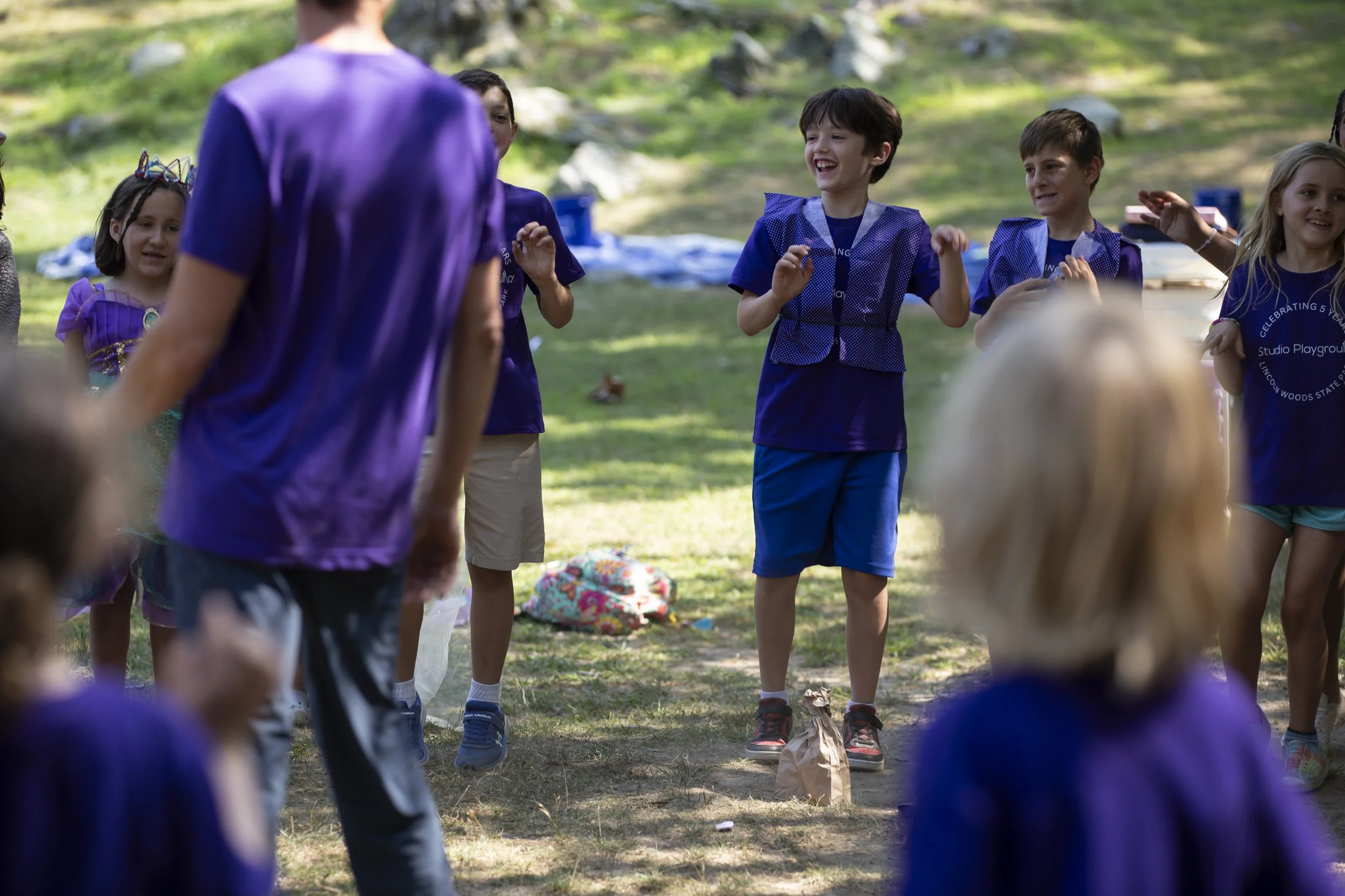 Studio Playground summer theater camp for kids in Lincoln Woods State Park Rhode Island