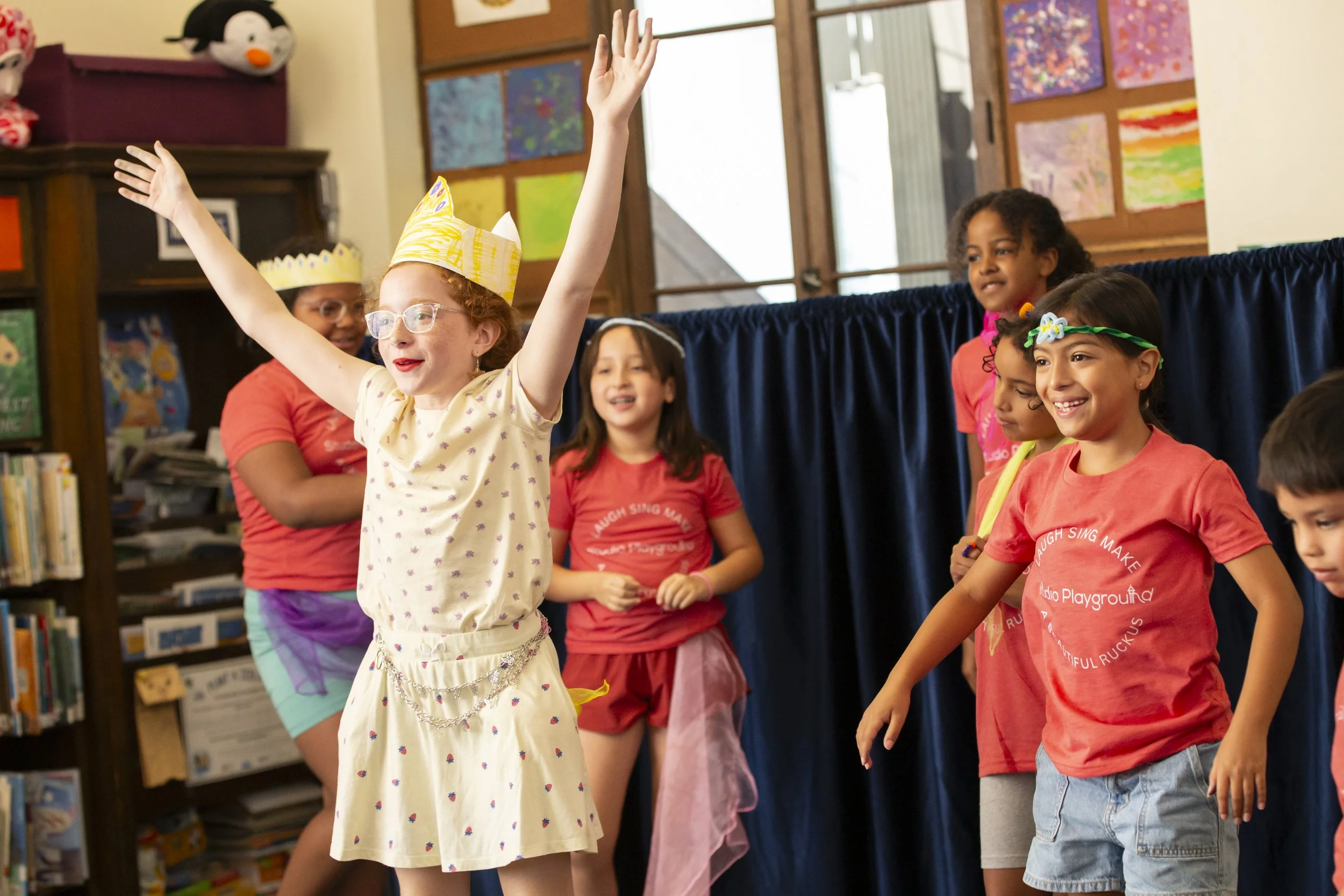 Studio Playground Performing Arts in Libraries Program Acting Classes for Kids in Providence