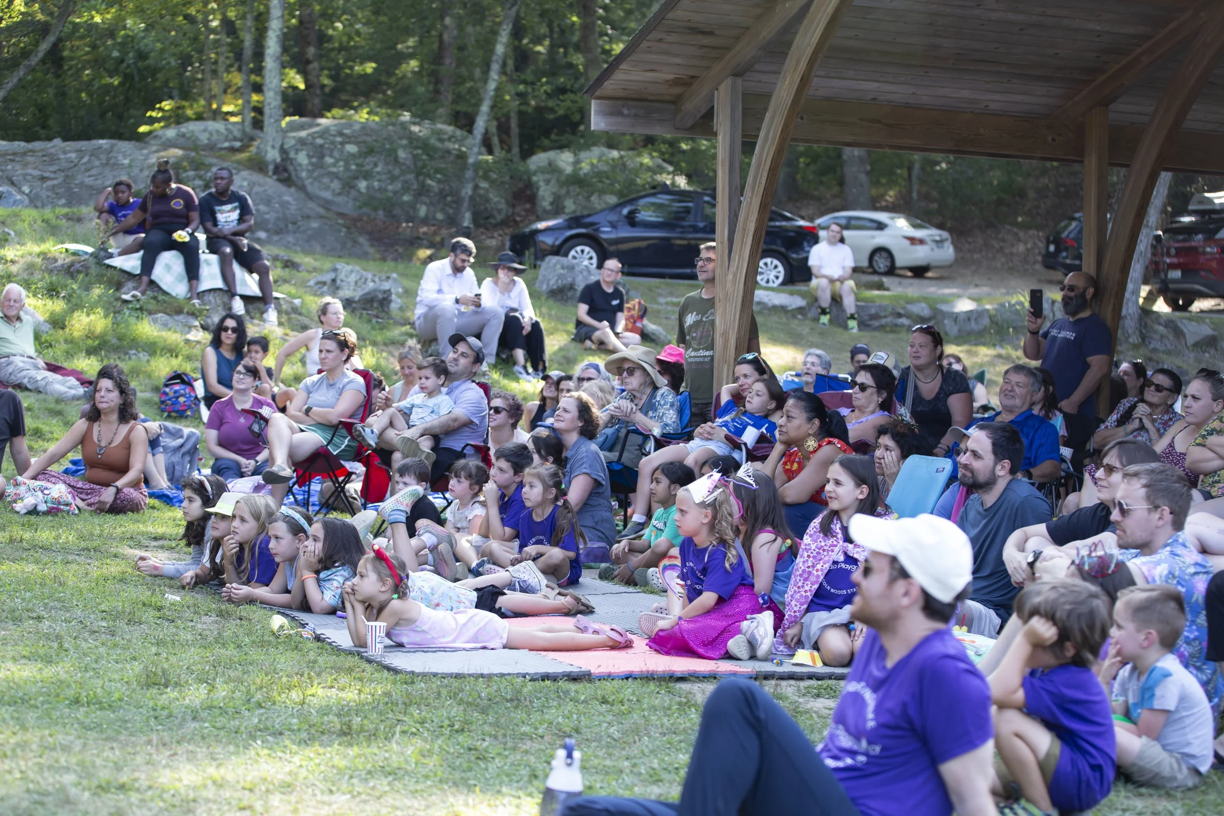 Studio Playground summer theater camp for kids in Lincoln Woods State Park Rhode Island