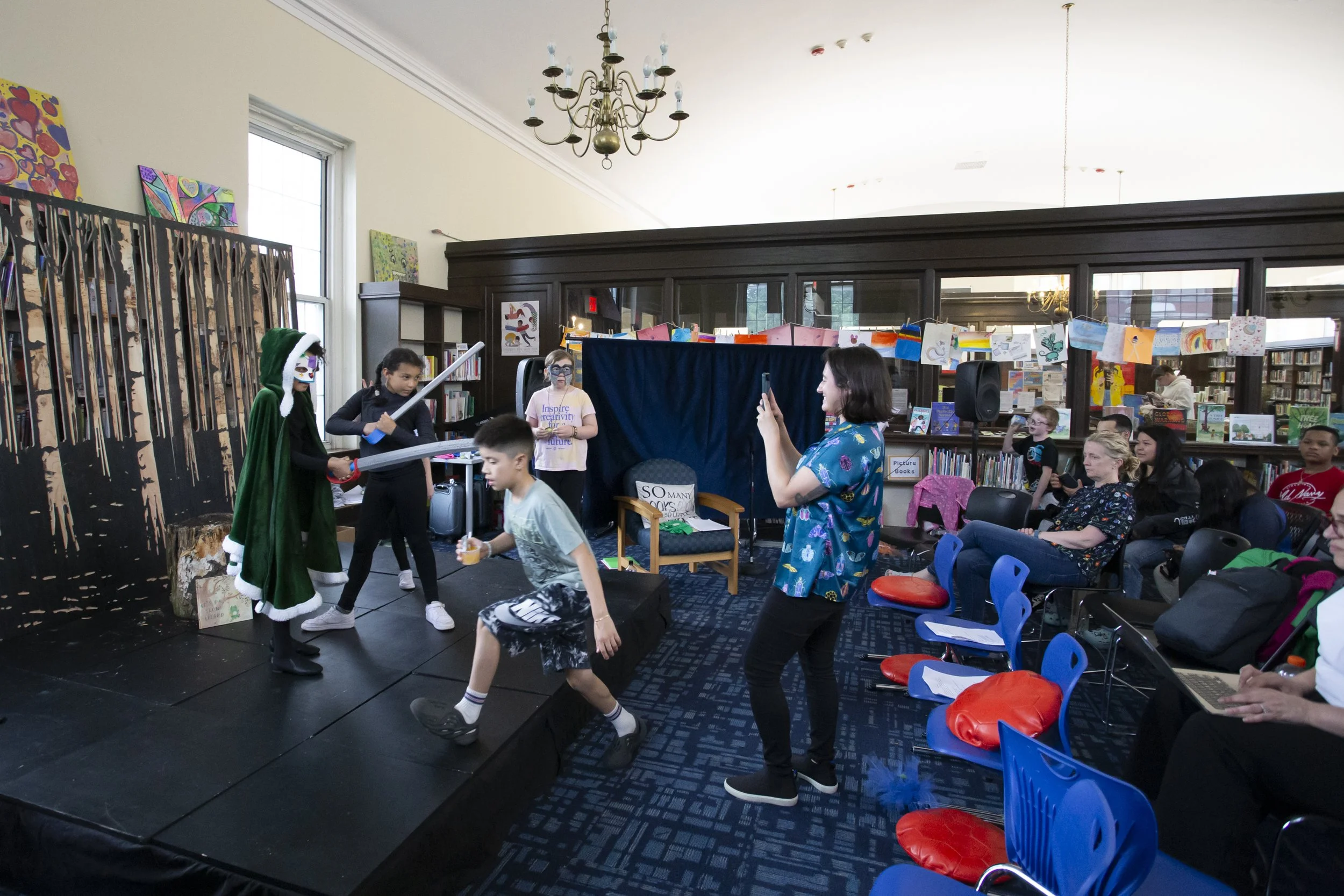 Studio Playground performing arts in libraries program in Providence
