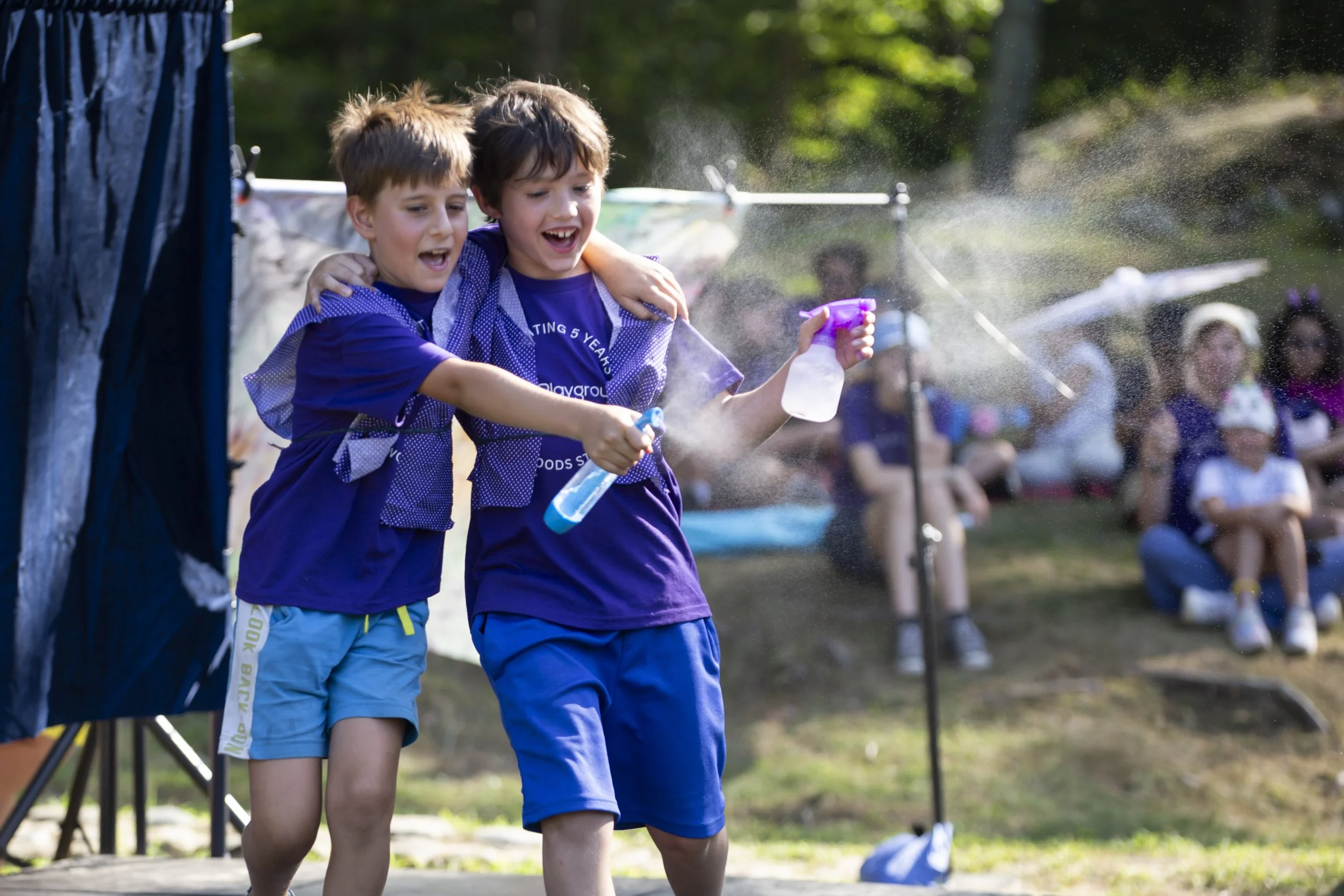 Introductory acting class from Studio Playground theater camp for kids in Rhode Island Providence