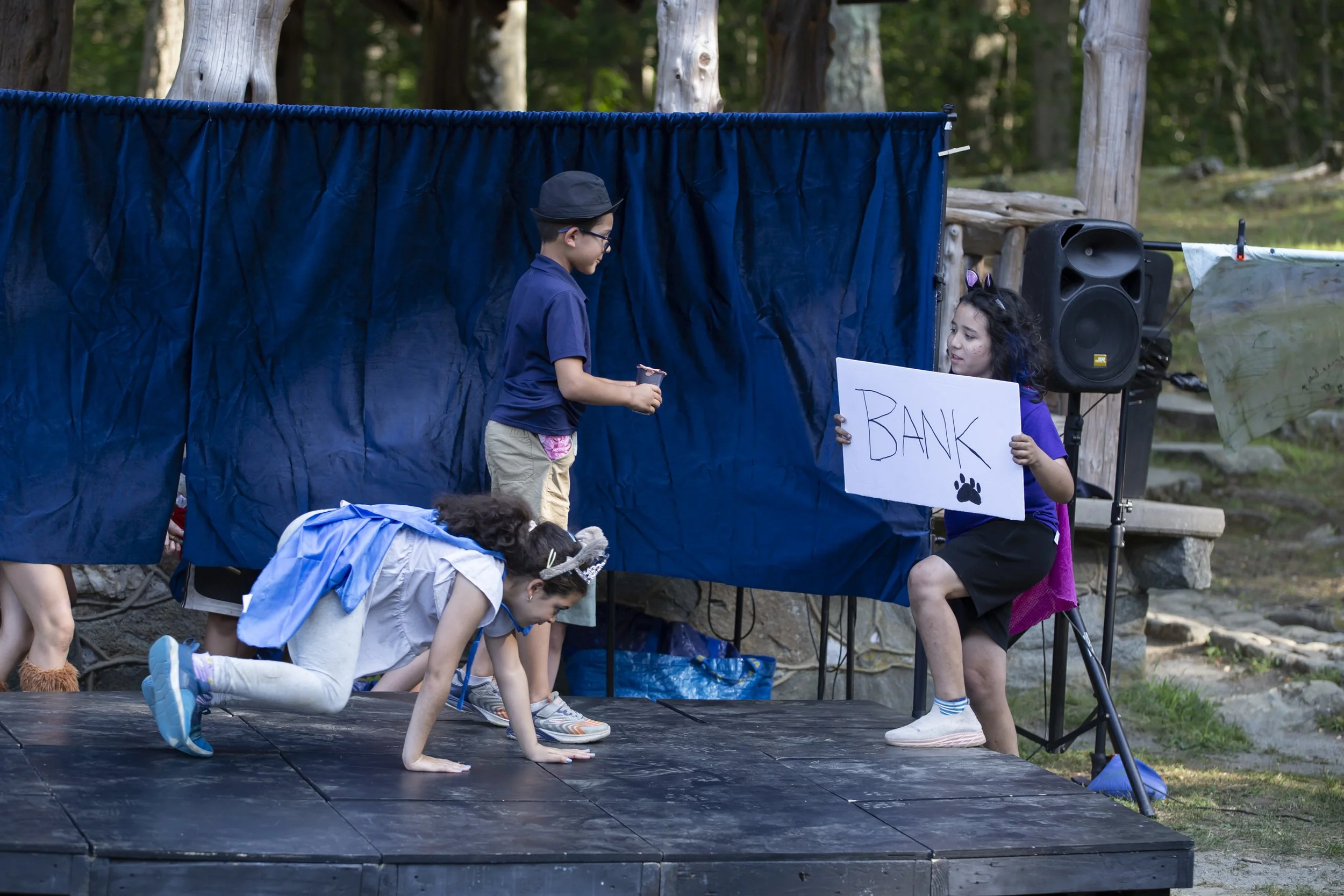 Studio Playground summer theater camp for kids in Lincoln Woods State Park Rhode Island