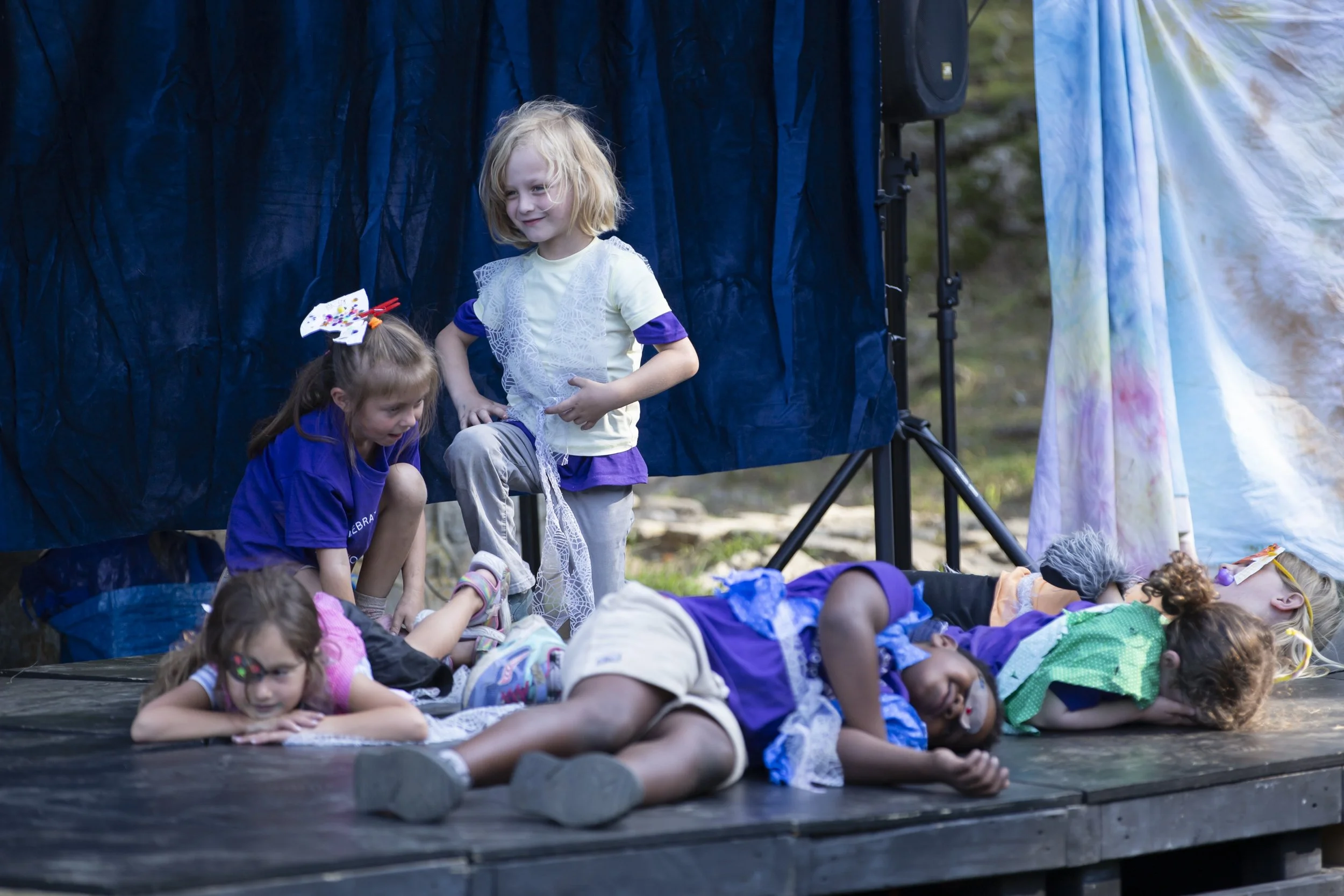 Studio Playground summer theater camp for kids in Lincoln Woods State Park Rhode Island
