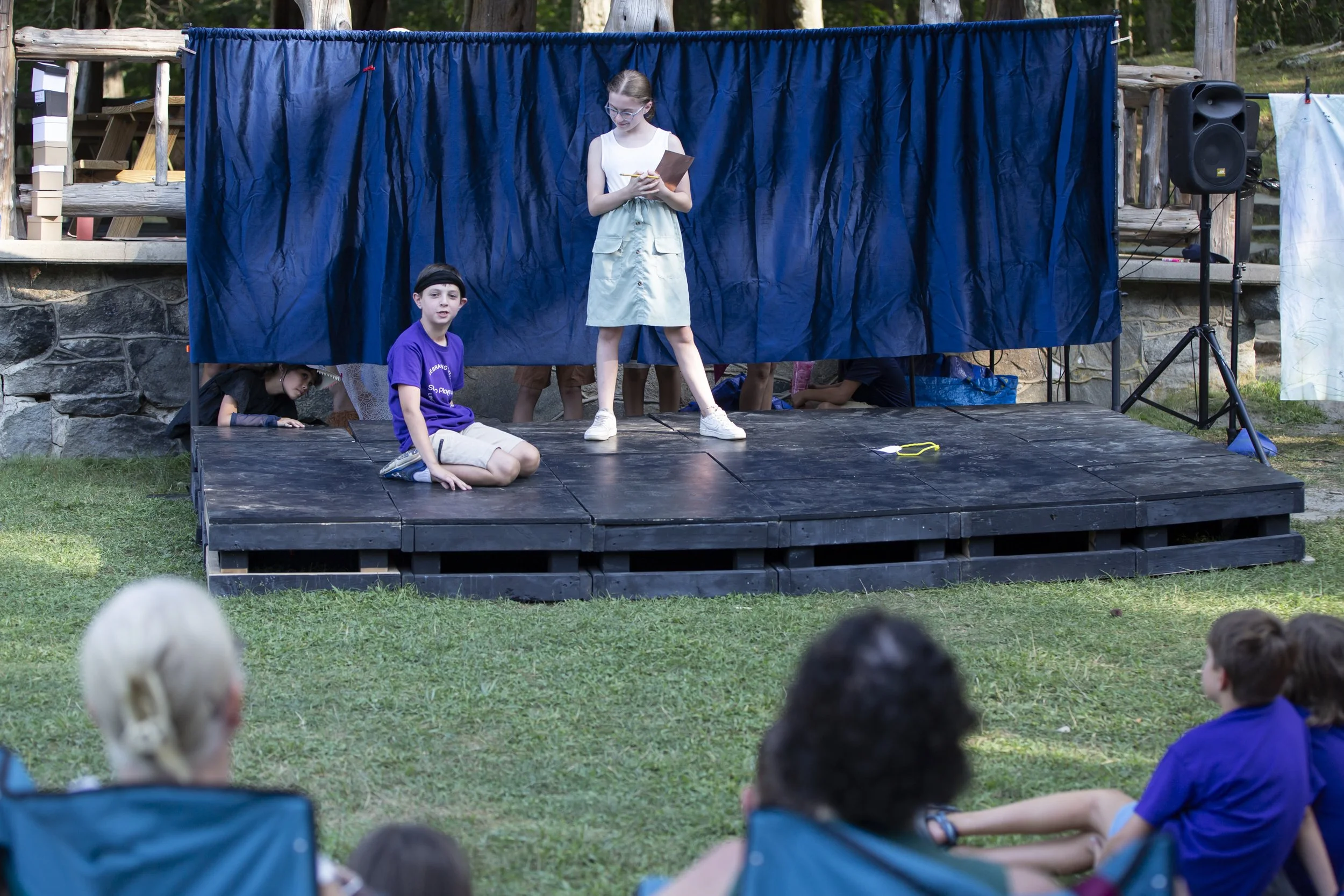 Studio Playground summer theater camp for kids in Lincoln Woods State Park Rhode Island