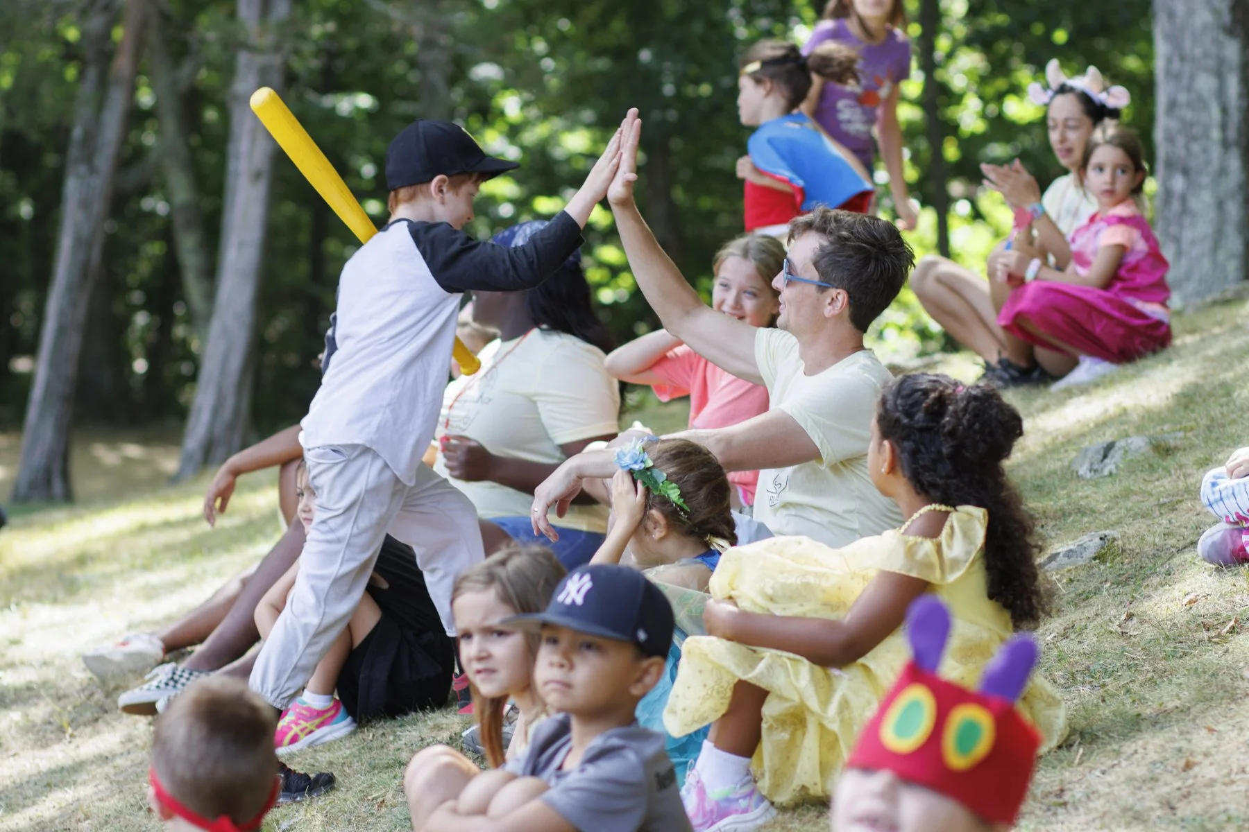 Studio Playground summer acting camp for kids in Lincoln Woods State Park Rhode Island
