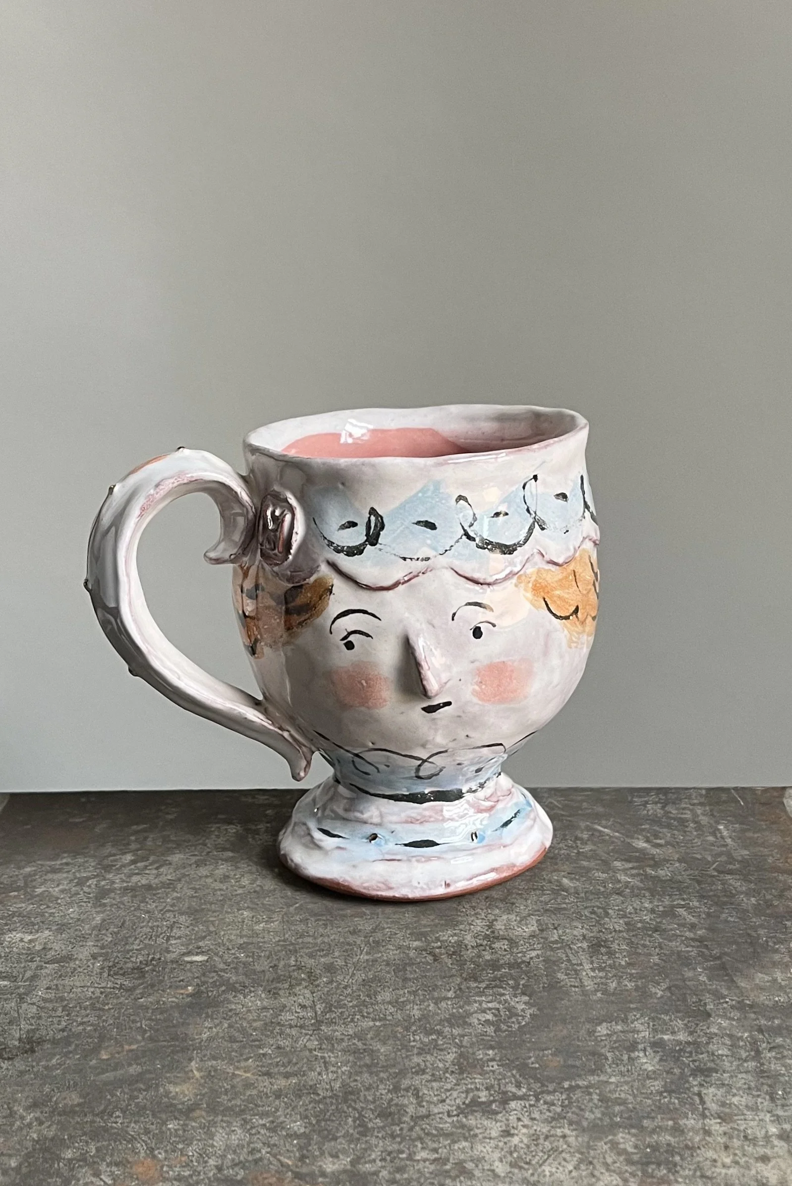 Illustrated Women Tea Cup