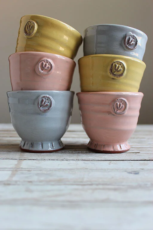 pedestal foot ice cream cups