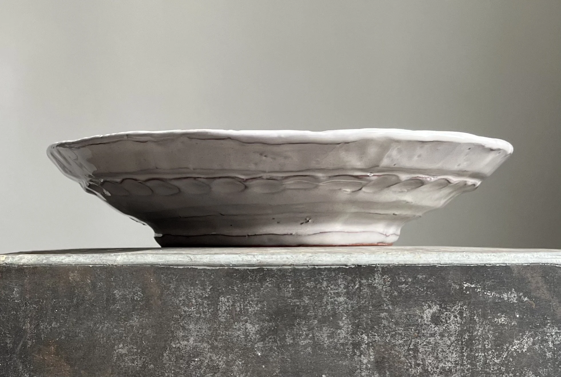 Hand Built Plate Earthenware