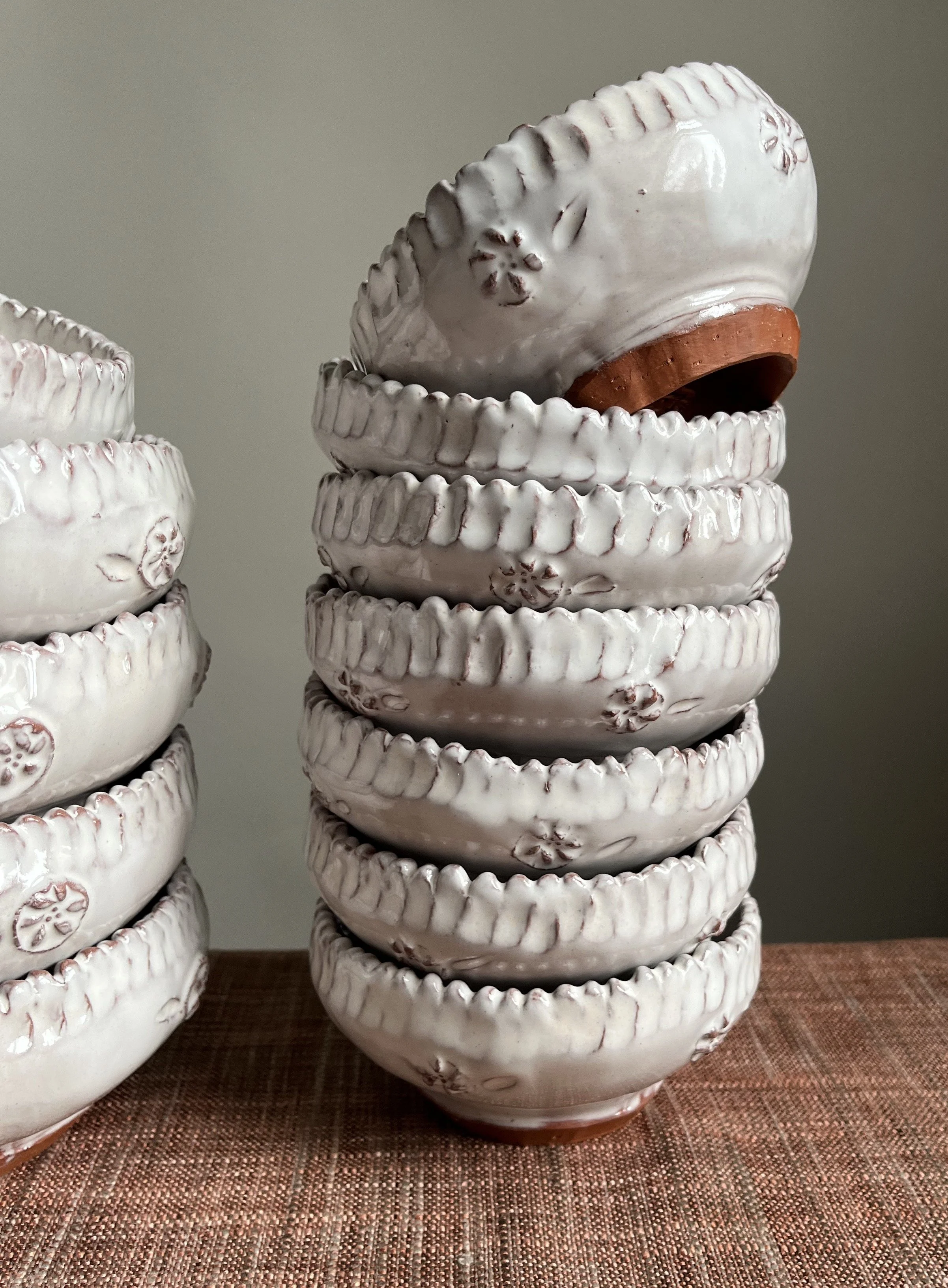 Hand Built Earthenware Bowls