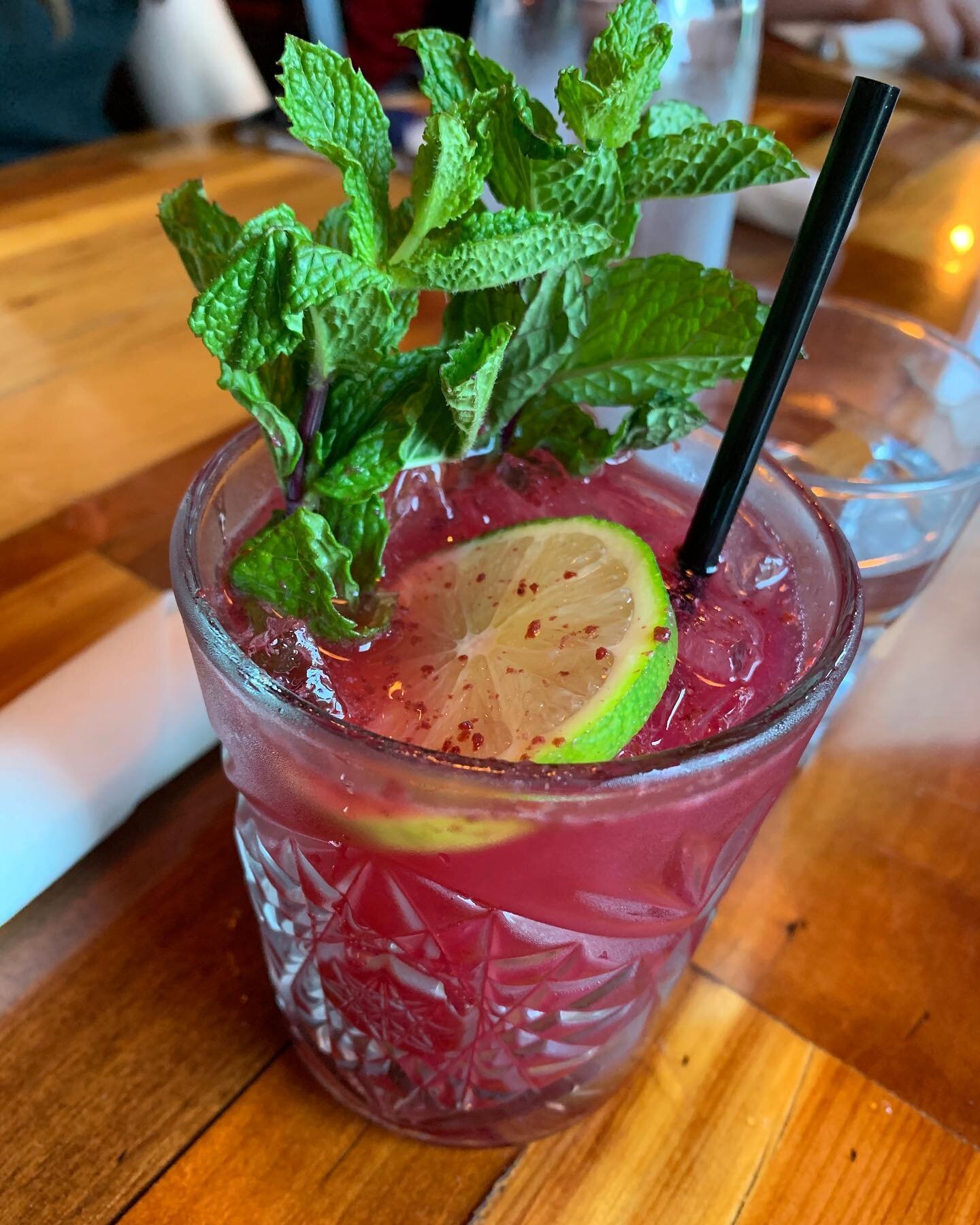 Mojito but mix it up 🌀 Mixed Berry Mojito
#ThePlaceAthens
#AthensGA 
#CraftedCocktails