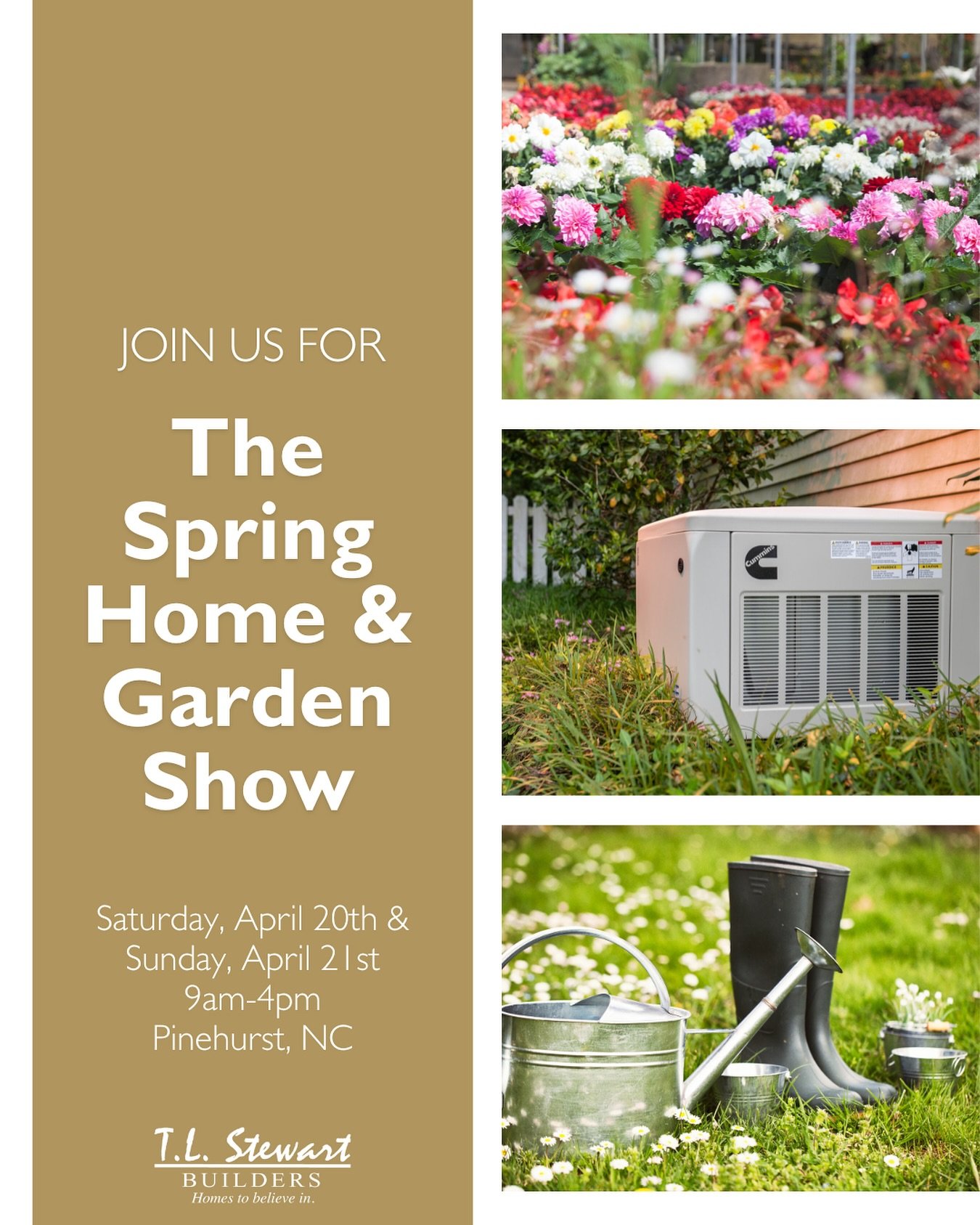 Join us for the 2024 Moore County Home Builders Association Spring Home &amp;amp; Garden show! 

🗓️ Saturday, April 20th &amp;amp; Sunday, April 21st 
⏰ 9am-4pm
📍The Fair Barn in Pinehurst, NC, 

Visit our Cummins Generator Booth to discover why we