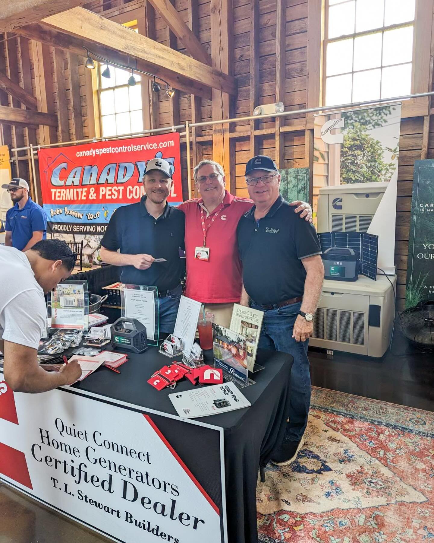 Our team had a great time at the 2024 @moorecountyhomebuildersassoc Spring Home &amp; Garden Show! 🌼

From stormy weather to unexpected outages, we&rsquo;ve got you covered with Cummins generators.🔌💡

Did you miss the show? No worries! Head to our