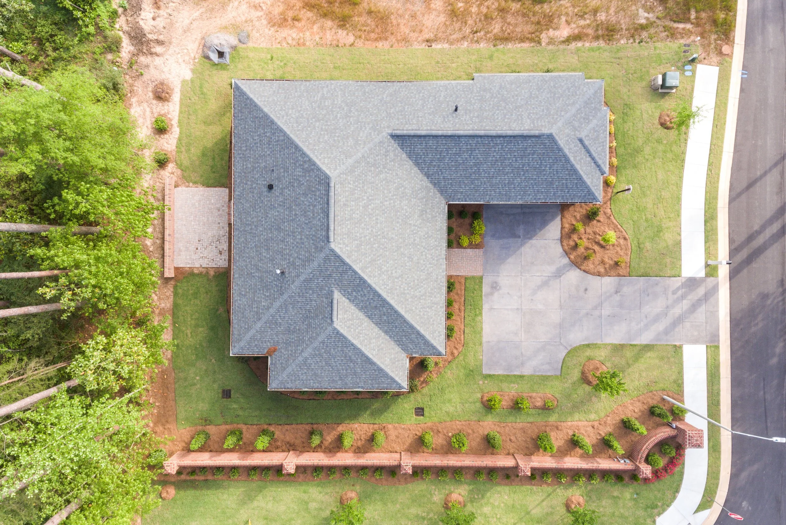 Final step of building a home in NC