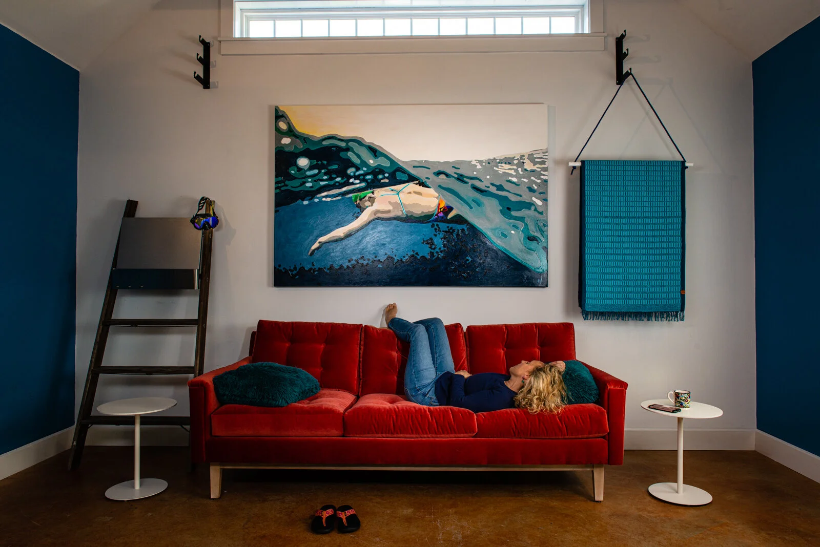 Alina, Acrylic on Stretched Canvas, 4' x 6'