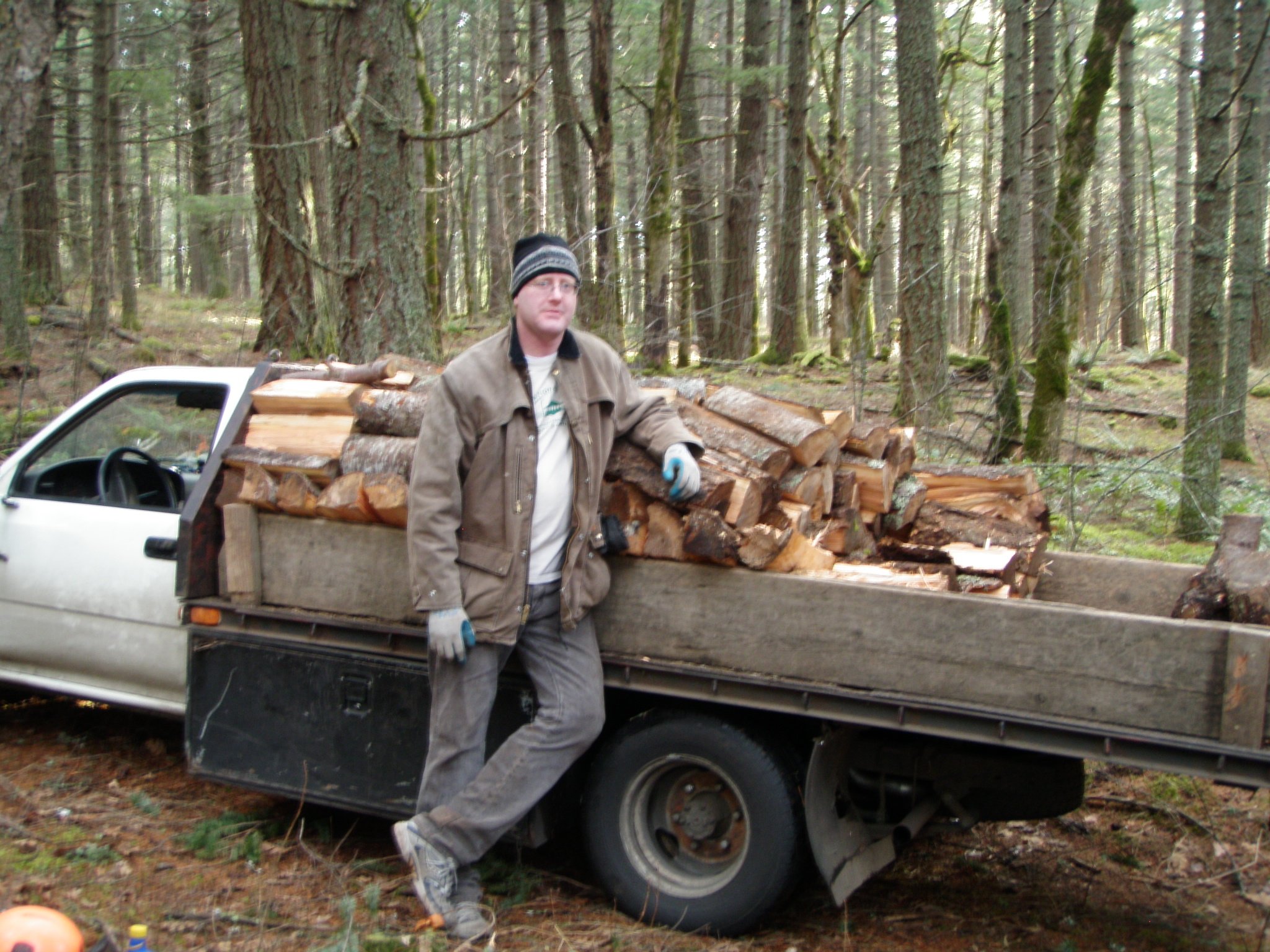 Cutting, Spitting, and Delivering wood with Paul.JPG