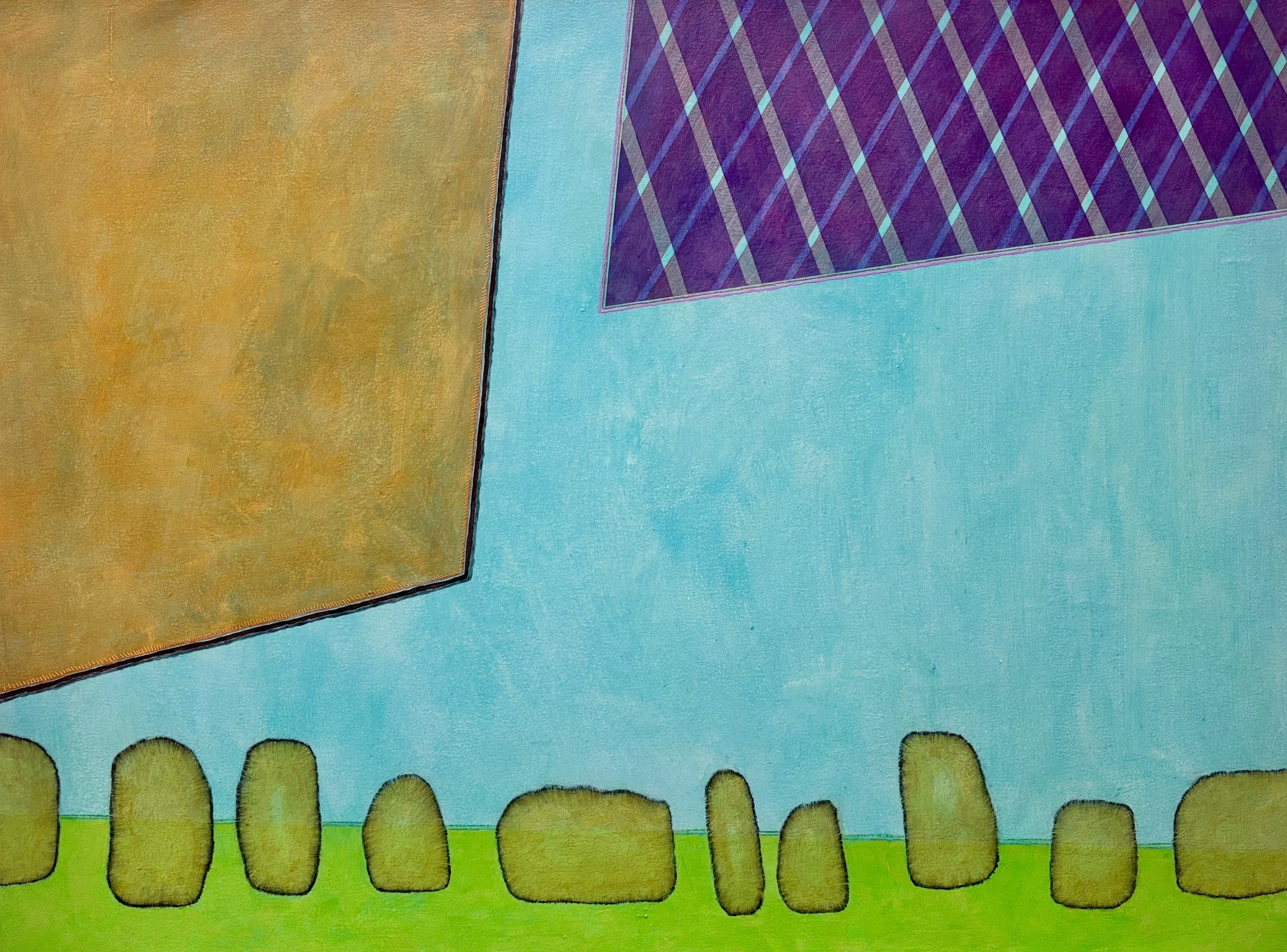 LOT 07 | Geoffrey Stocking
Untitled #17
2023
acrylic, mixed media on canvas
Estimate: $3000 – $3500
100% donation from the artist