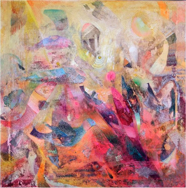 LOT 09 | Cristina Marian
DRIFTING TOGETHER
2025
acrylic, inks, image transfers, pencil on canvas
Estimate: $3000 – $3500
100% donation from the artist