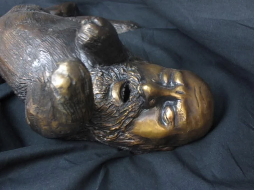 "Catman Outstretched" (detail)
Cast Bronze
17” x 14” x 7”