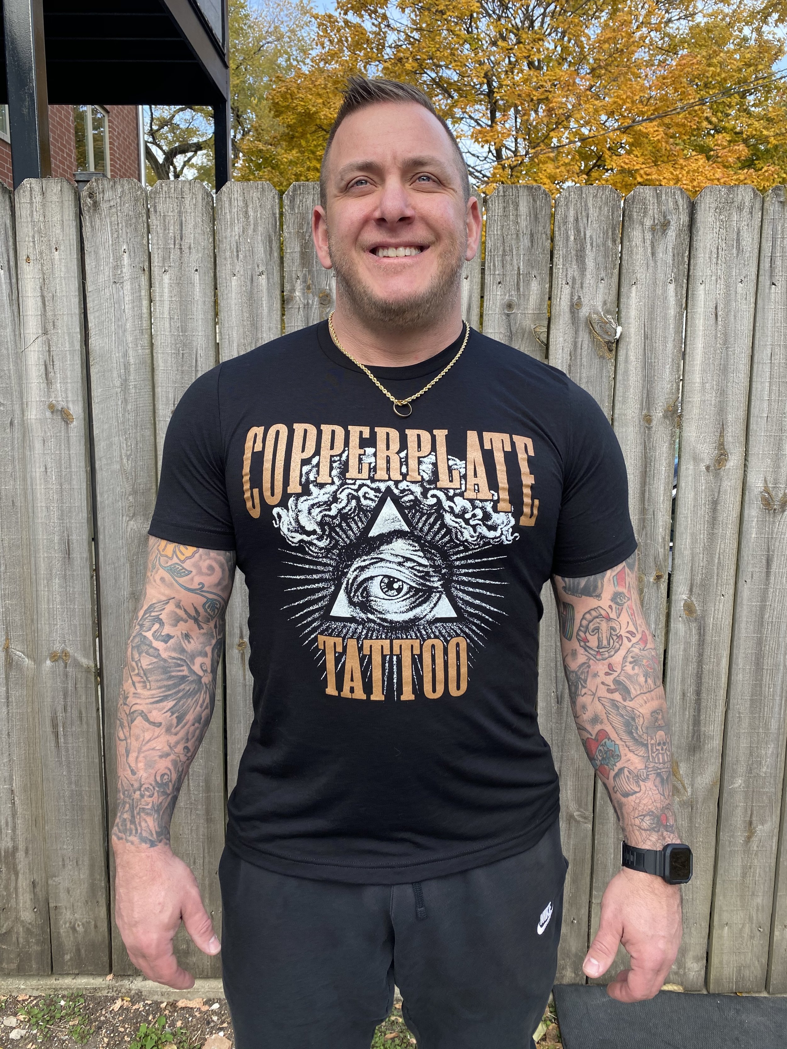 Copperplate Tattoo Shimmer Tee