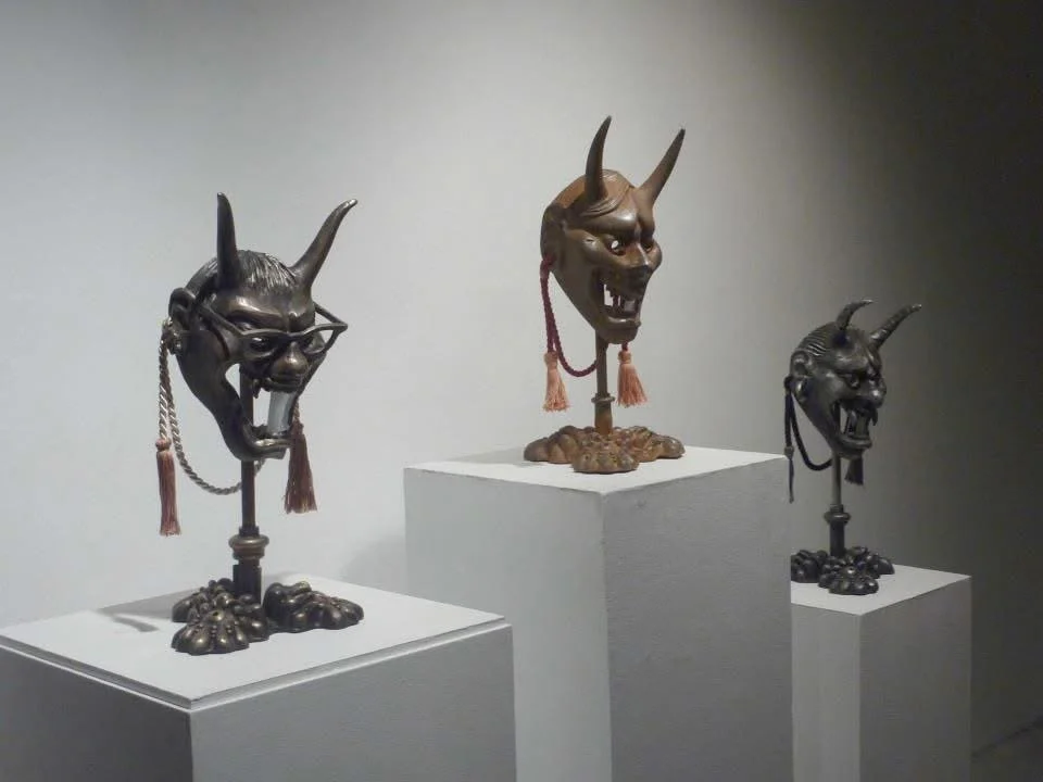 "Hannya Masks"
Cast Bronze, Iron, & Aluminum