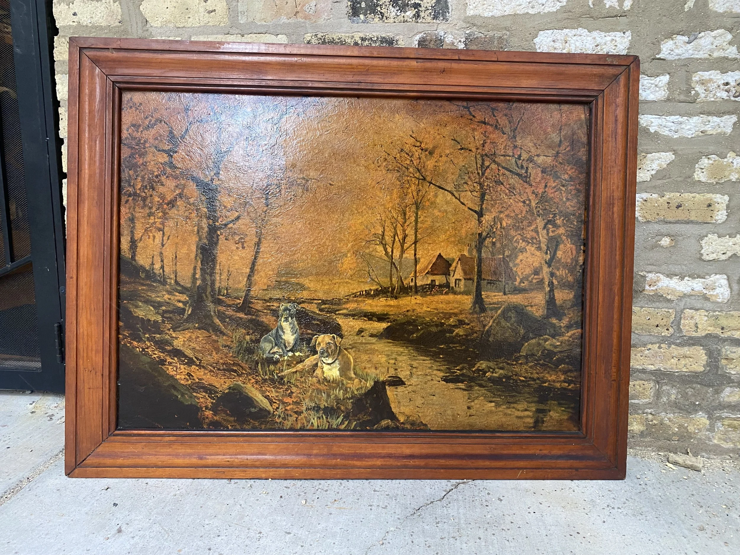 Pets added to thrifted print