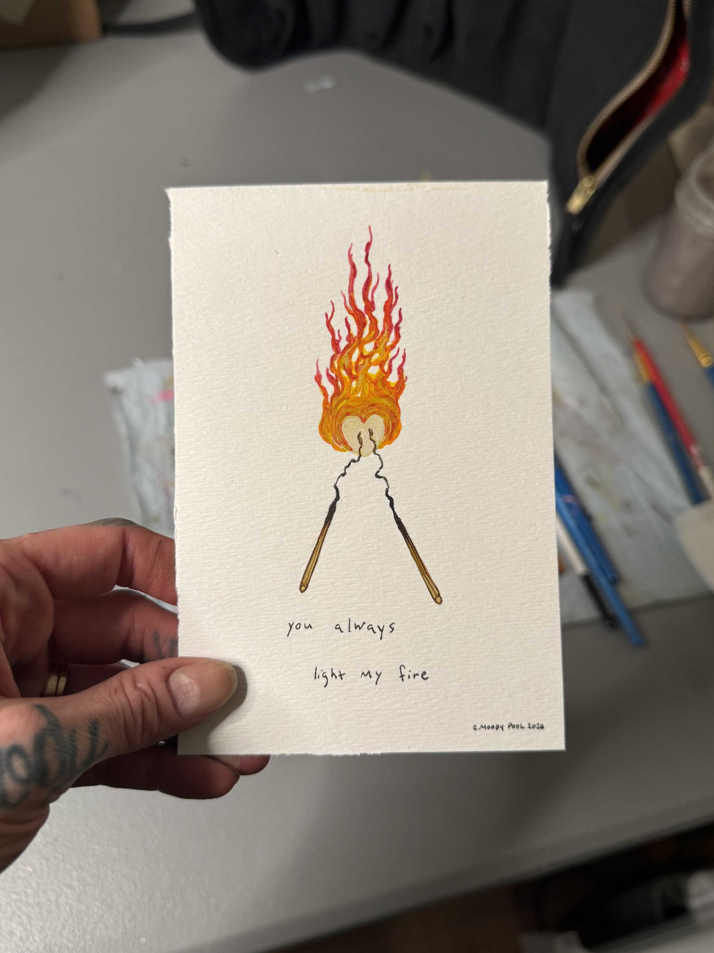 Light my fire Valentine