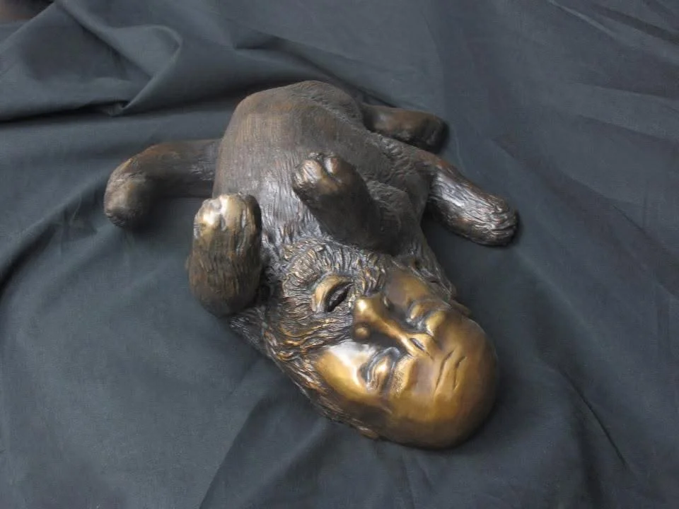"Catman Outstretched"
Cast Bronze
17” x 14” x 7”