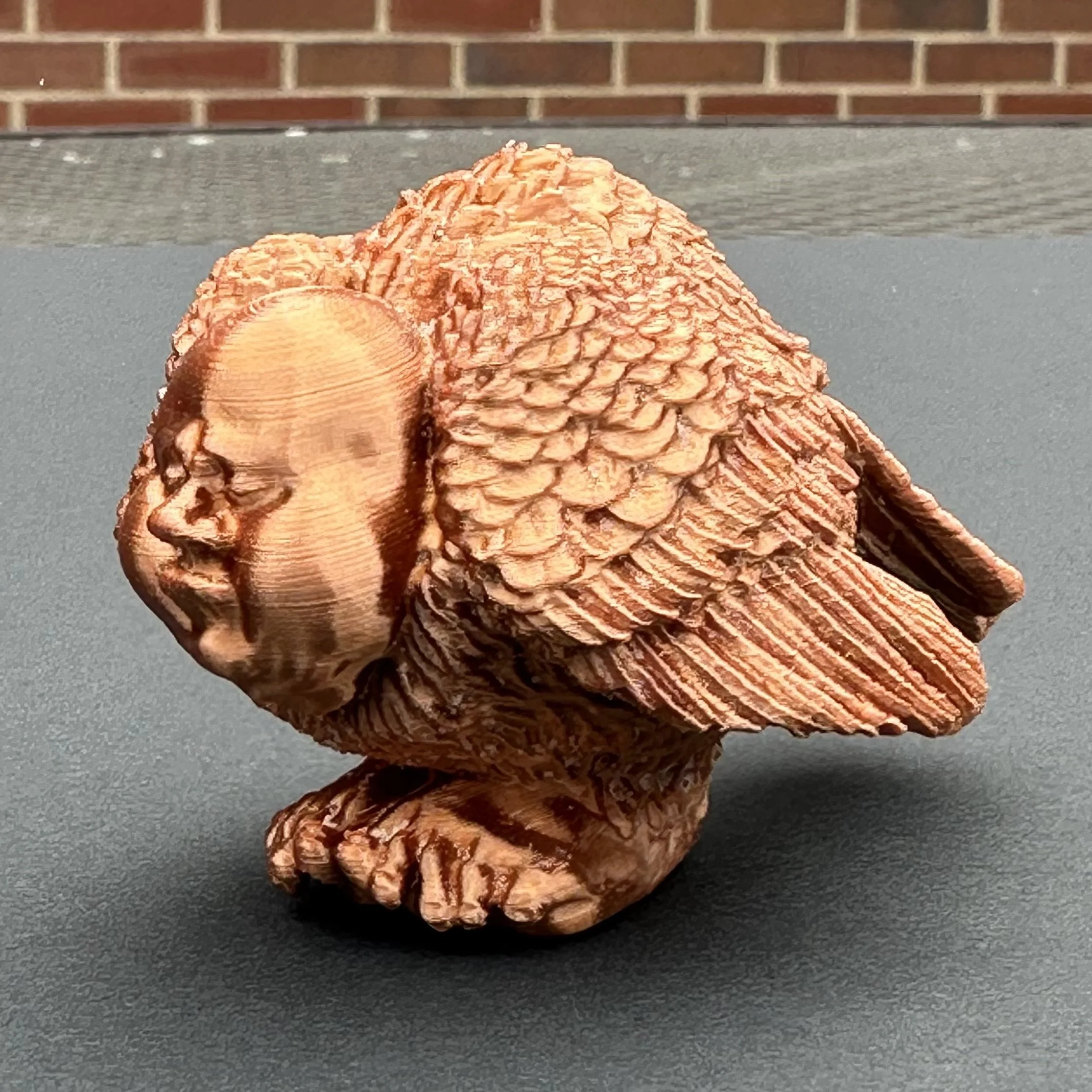 “Birdman 1 in copper”
3D Printed copper PLA
3" x 2" x 2"