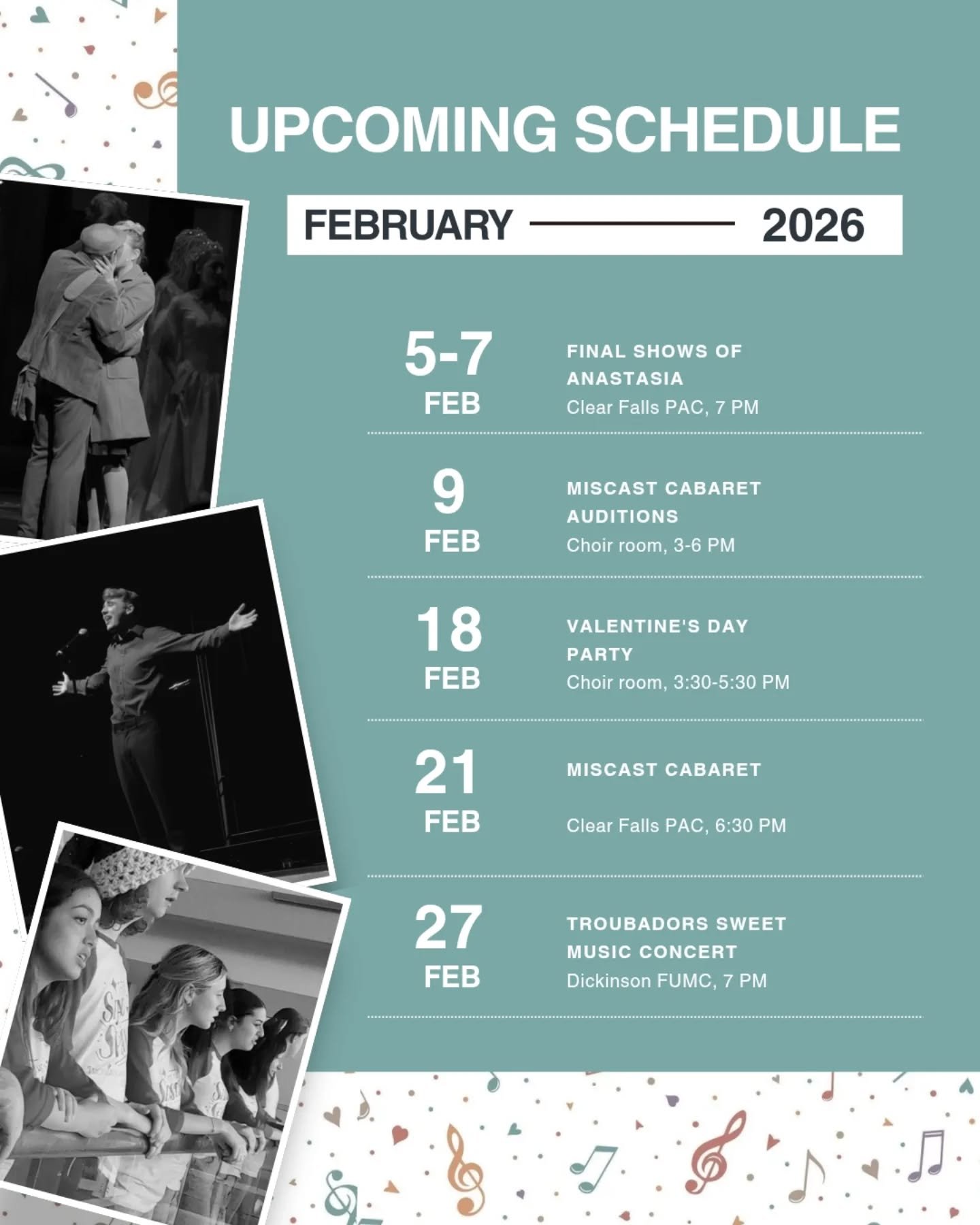 A sneak peek at this month! We can't wait to see y'all there!