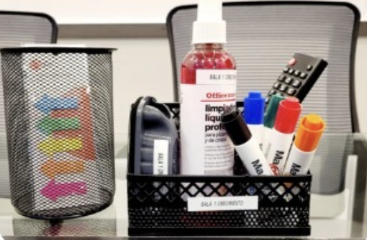 Materiales para uso de salas en oficina zona 5