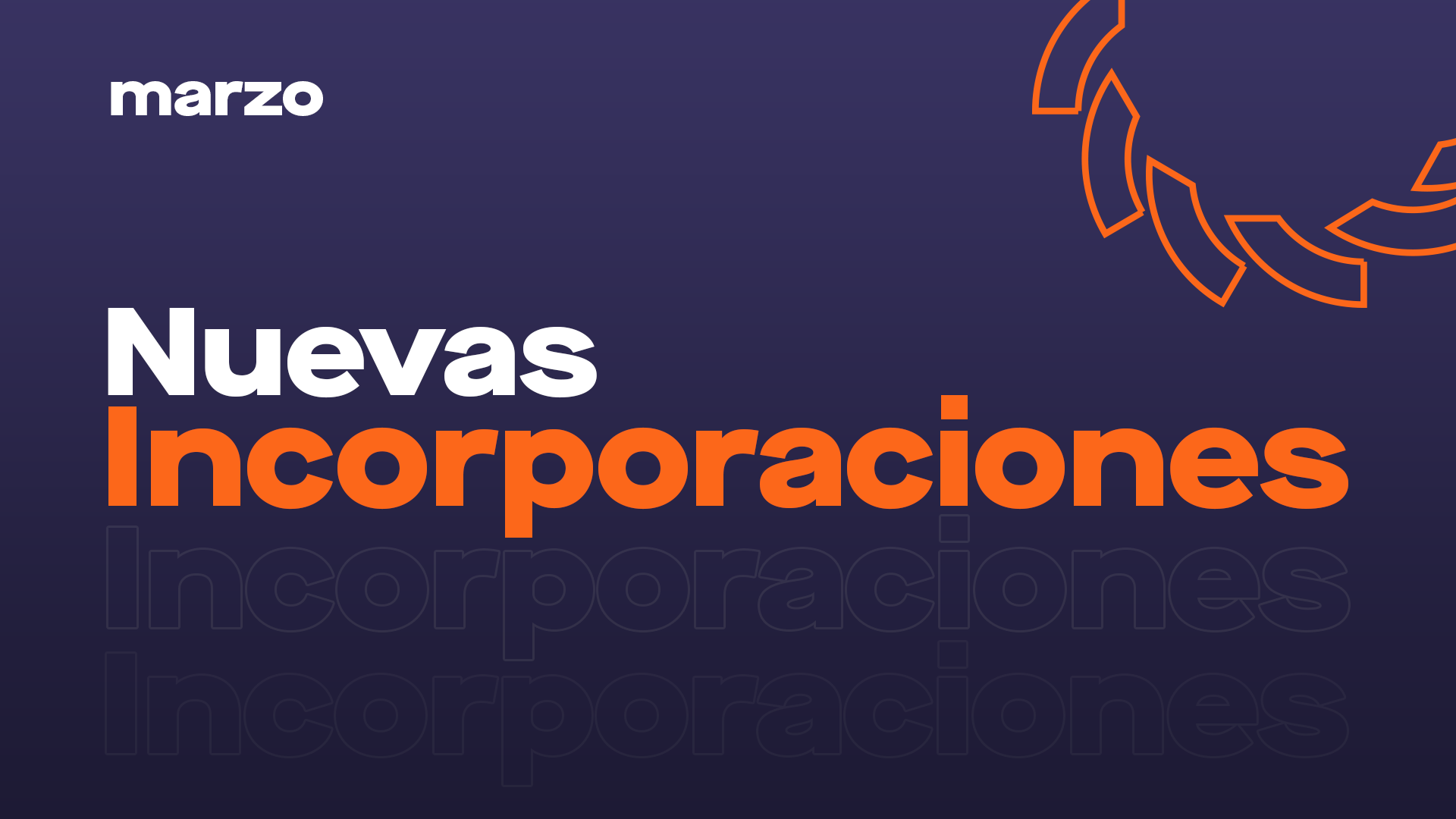 Las nuevas incorporaciones al equipo. ¡Bienvenidos!