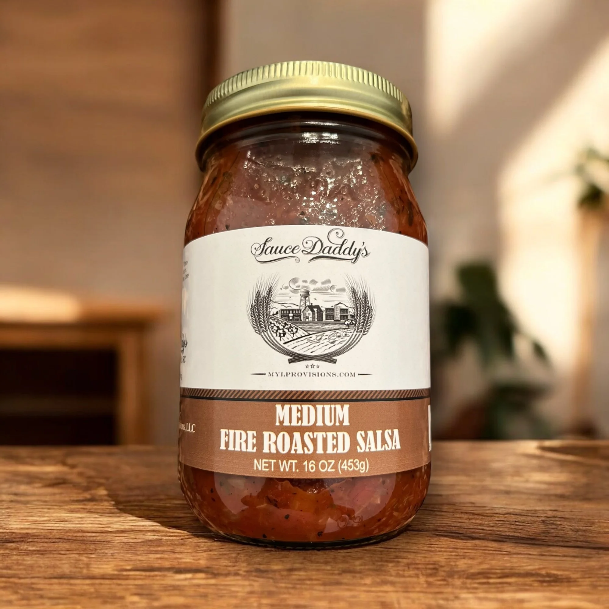 Sauce Daddy's Medium Fire Roasted Salsa