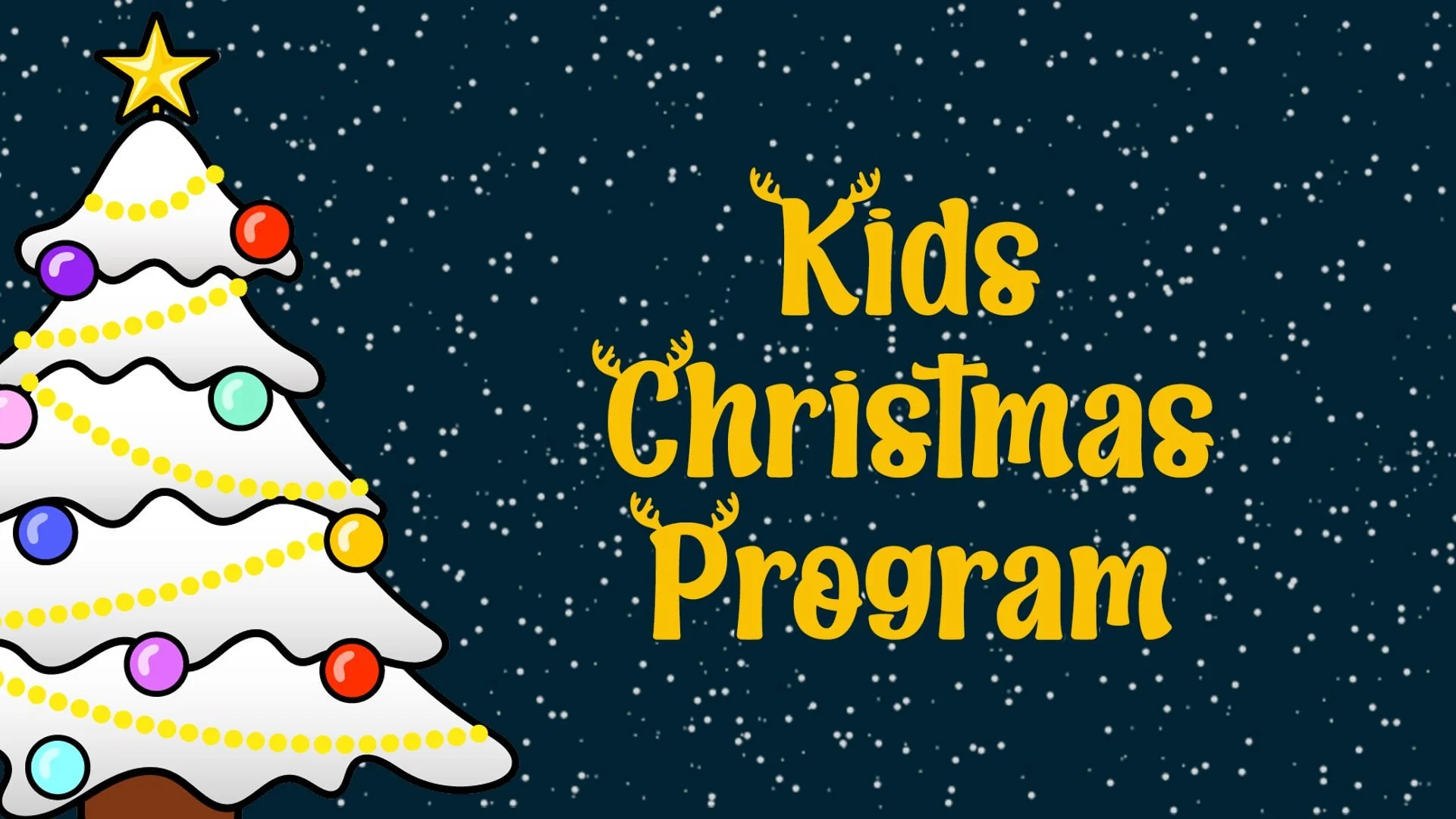 Kids Christmas Program — Crossroads Community Church