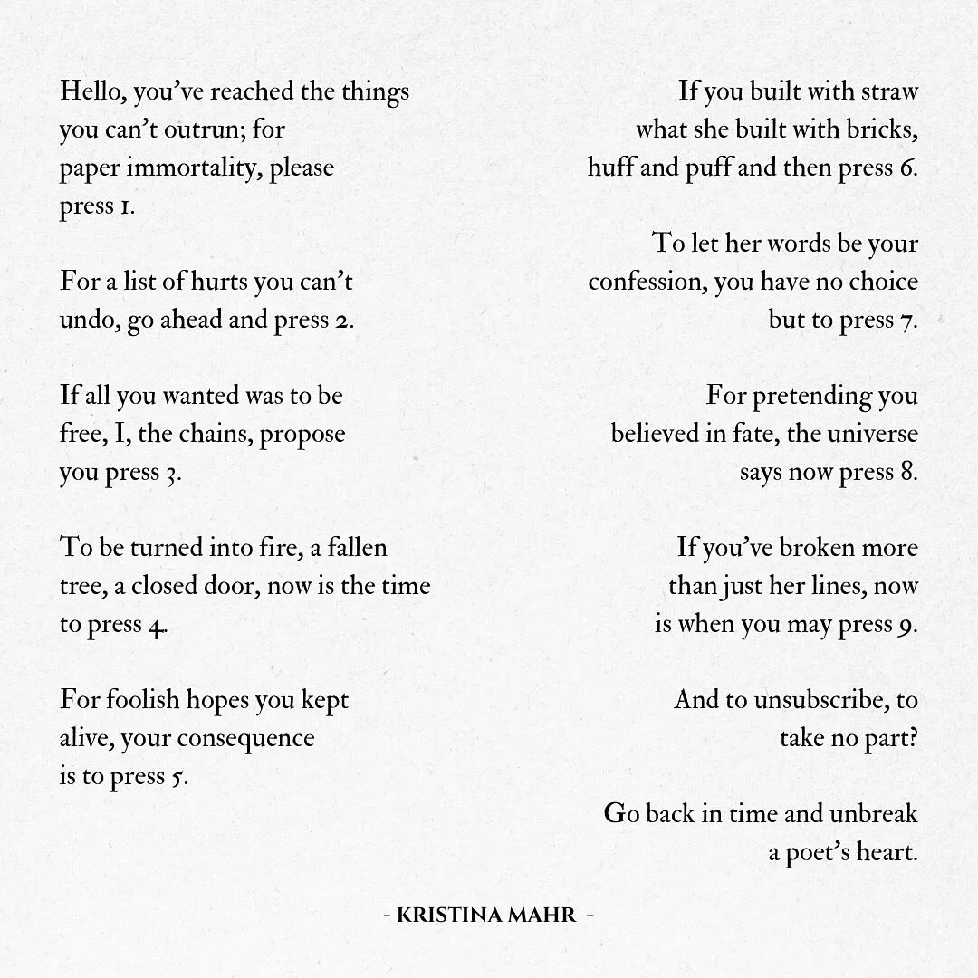 Today is Day 2 of National Poetry Month, and Day 2 of my Countdown to The Tortured Poets Department Poem-A-Day challenge! 🫶🏻 (#PoemADayTilTTPD) 

The second track on the tracklist is the title track, &ldquo;The Tortured Poets Department&rdquo;, so 