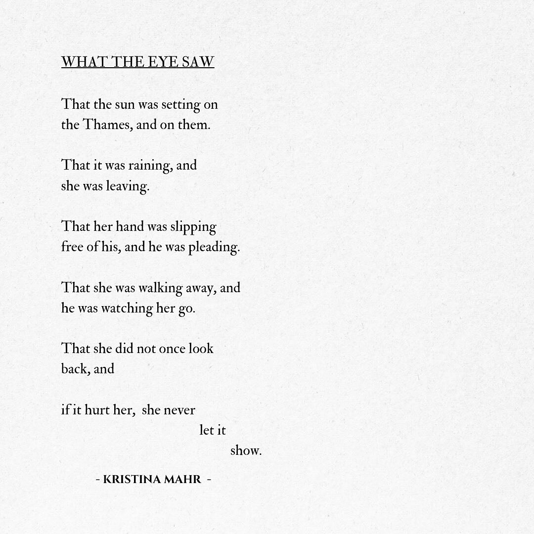 Today is Day 5 of National Poetry Month, and Day 5 of my Countdown to The Tortured Poets Department Poem-A-Day challenge! 🫶🏻 (#PoemADayTilTTPD) 

The fifth track on the tracklist is &ldquo;So Long, London&rdquo;, so that served as today&rsquo;s pro